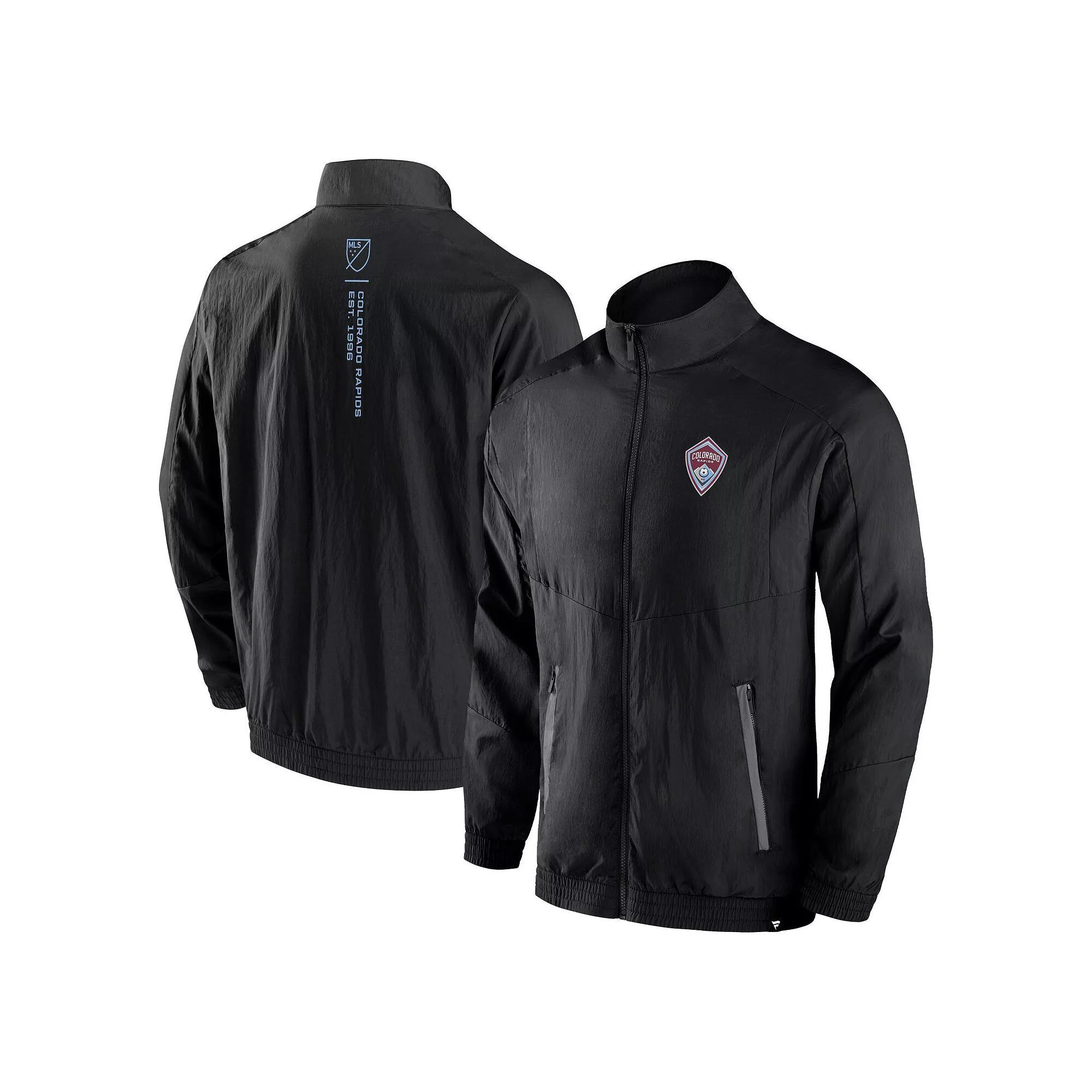 Men's Fanatics Black Philadelphia Union Header Raglan Full-Zip Jacket,  Product Image