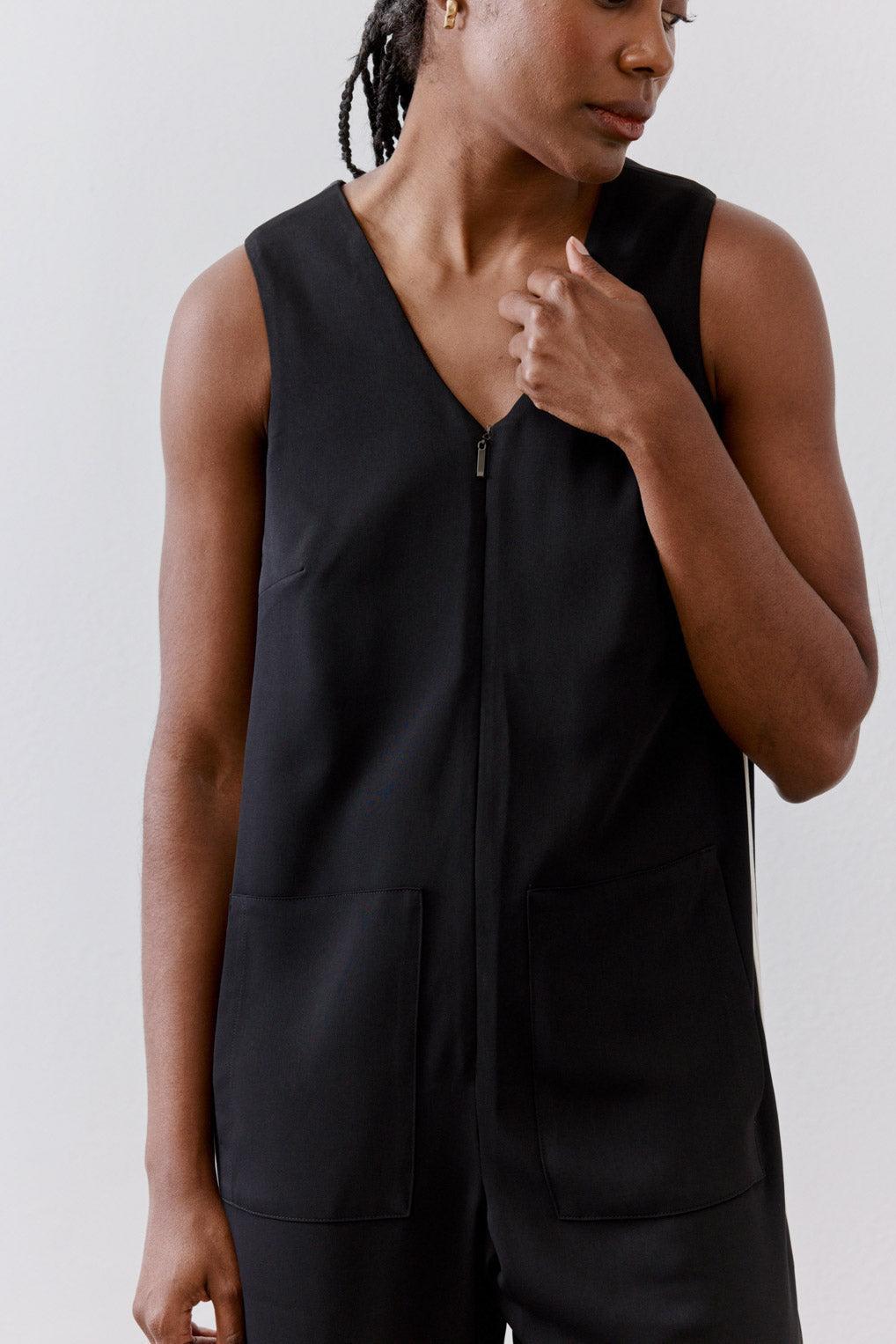 The Relaxed Wide Leg Jumpsuit Product Image