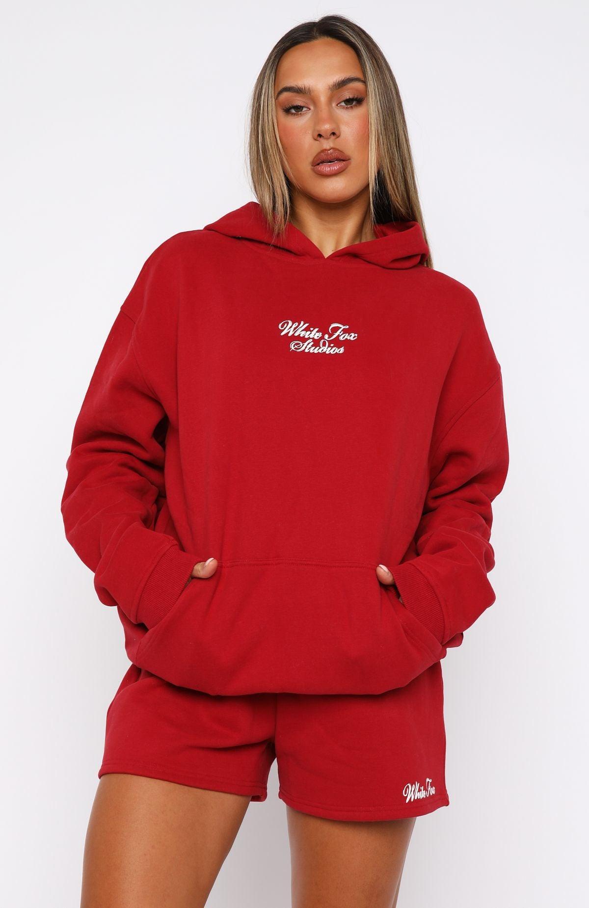 13th Avenue Oversized Hoodie Red Product Image