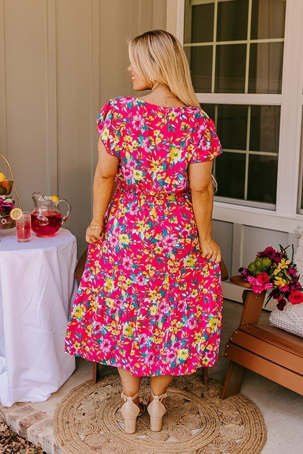 Spring It On Floral Midi Curves Product Image