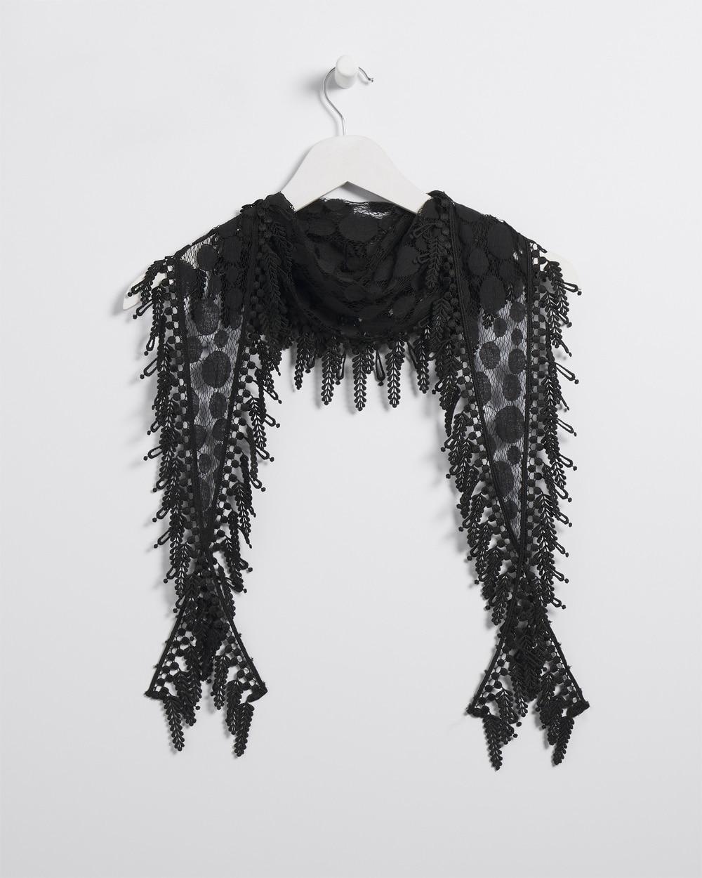 Lace Fringe Scarf Product Image