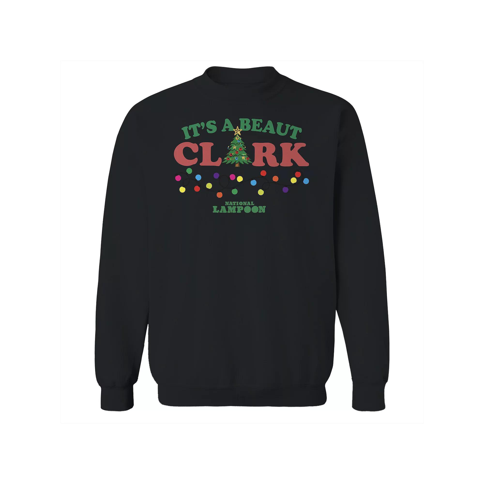 Men's Happy Merry Blah Fleece Sweatshirt, Adult Unisex,  Product Image