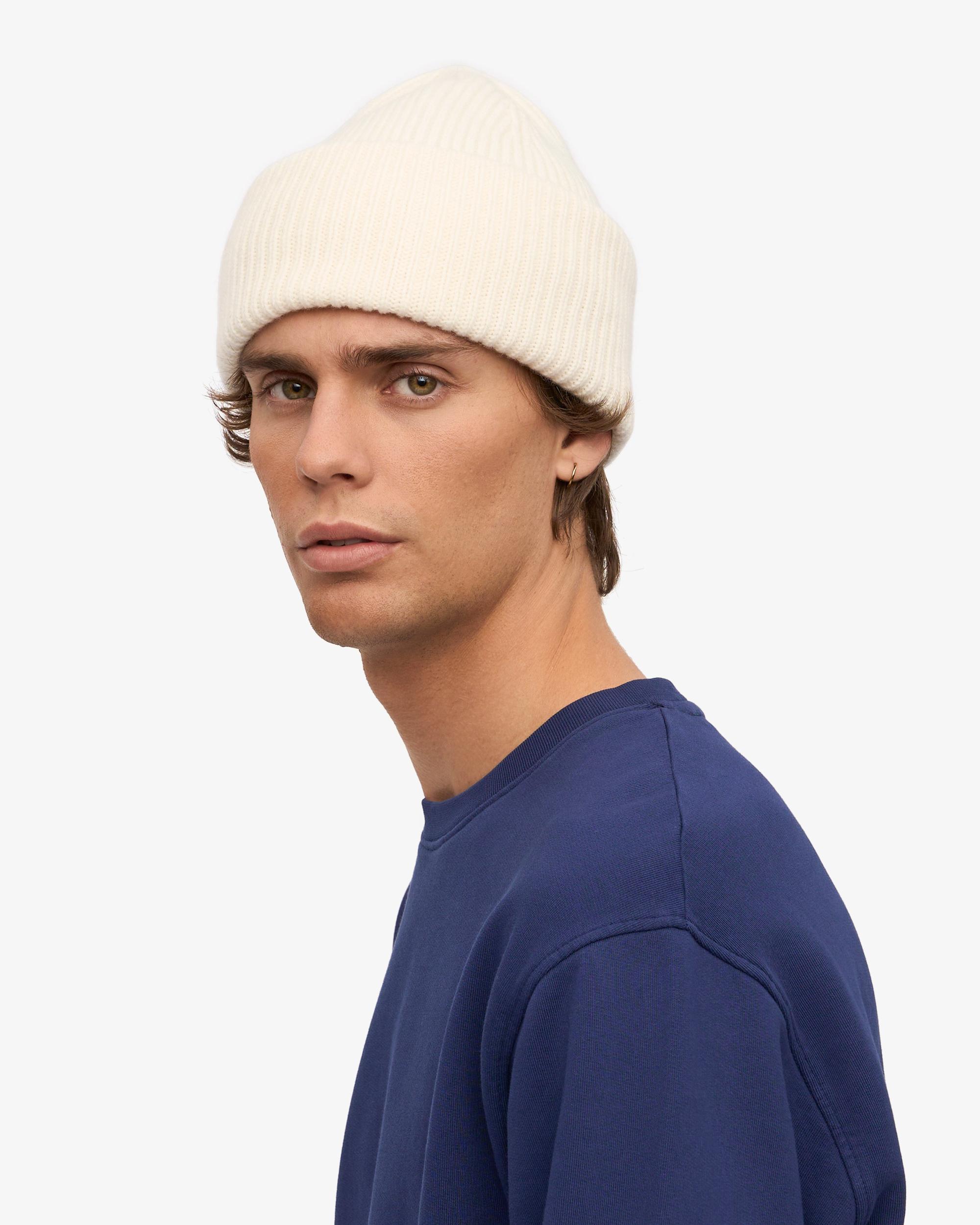 Merino Wool Hat - Optical White Product Image