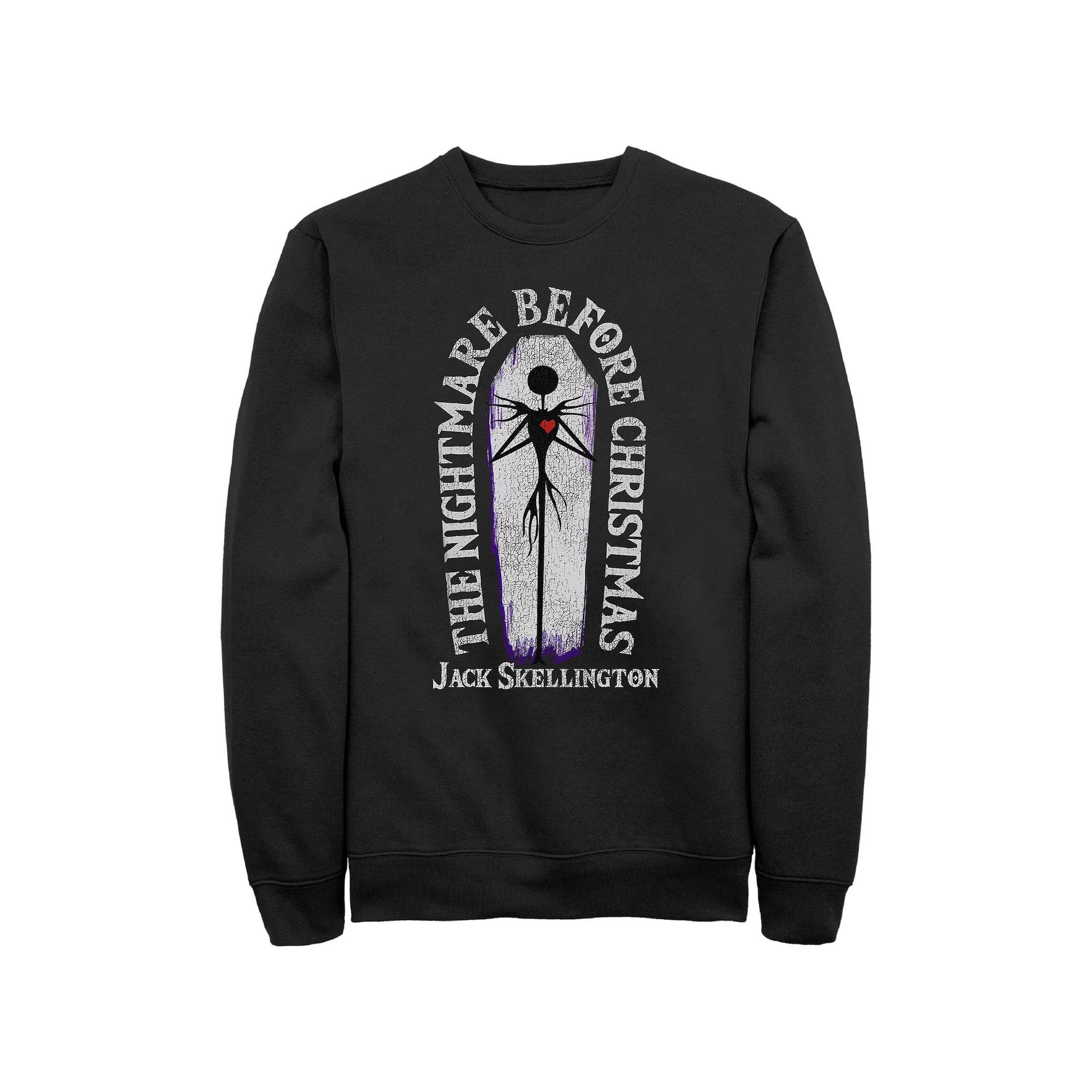 Disney's The Nightmare Before Christmas Jack Skellington Men's Graphic Fleece, Size: XL, Black Product Image