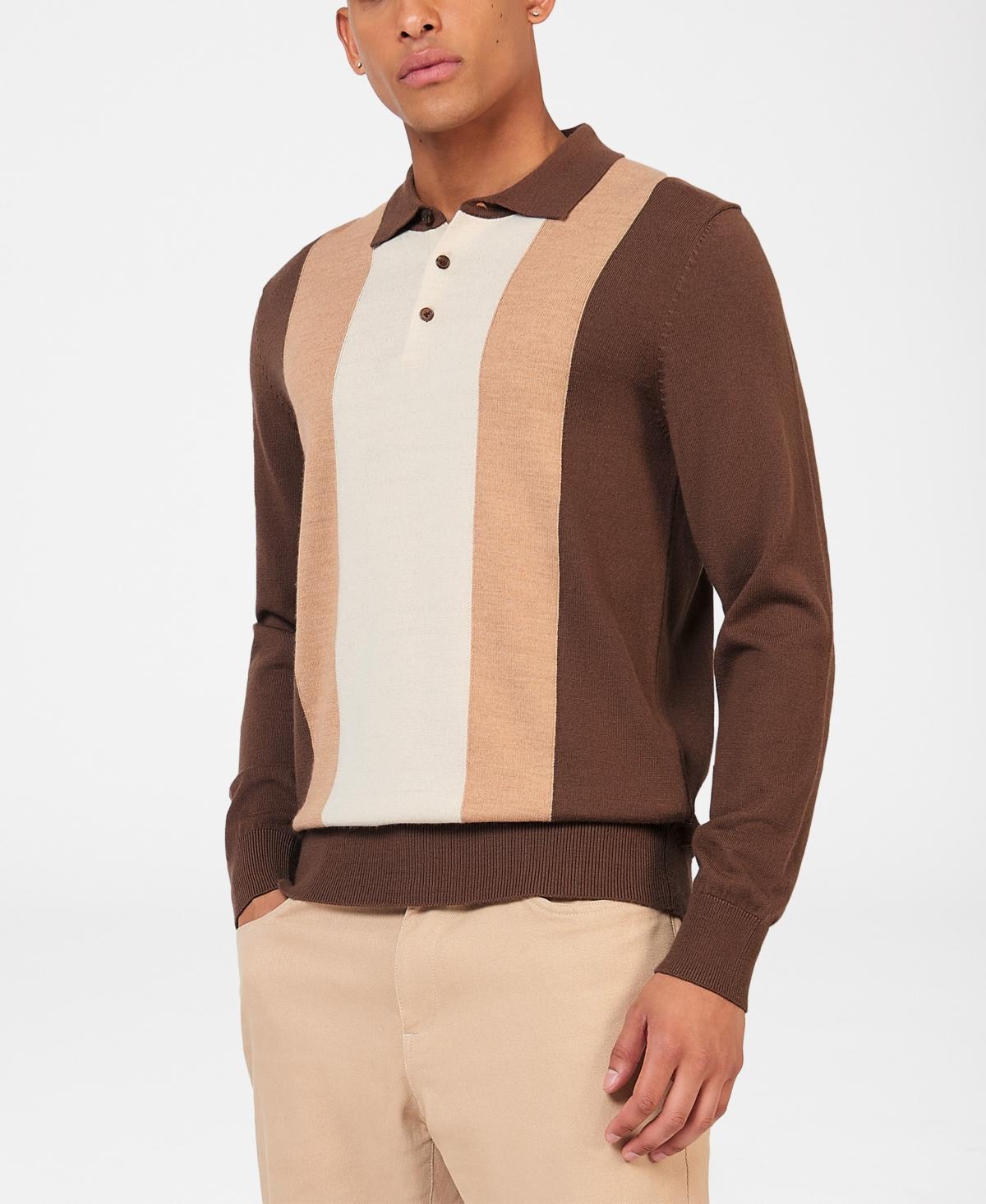 Ben Sherman Mens Block Stripe Polo Shirt Product Image