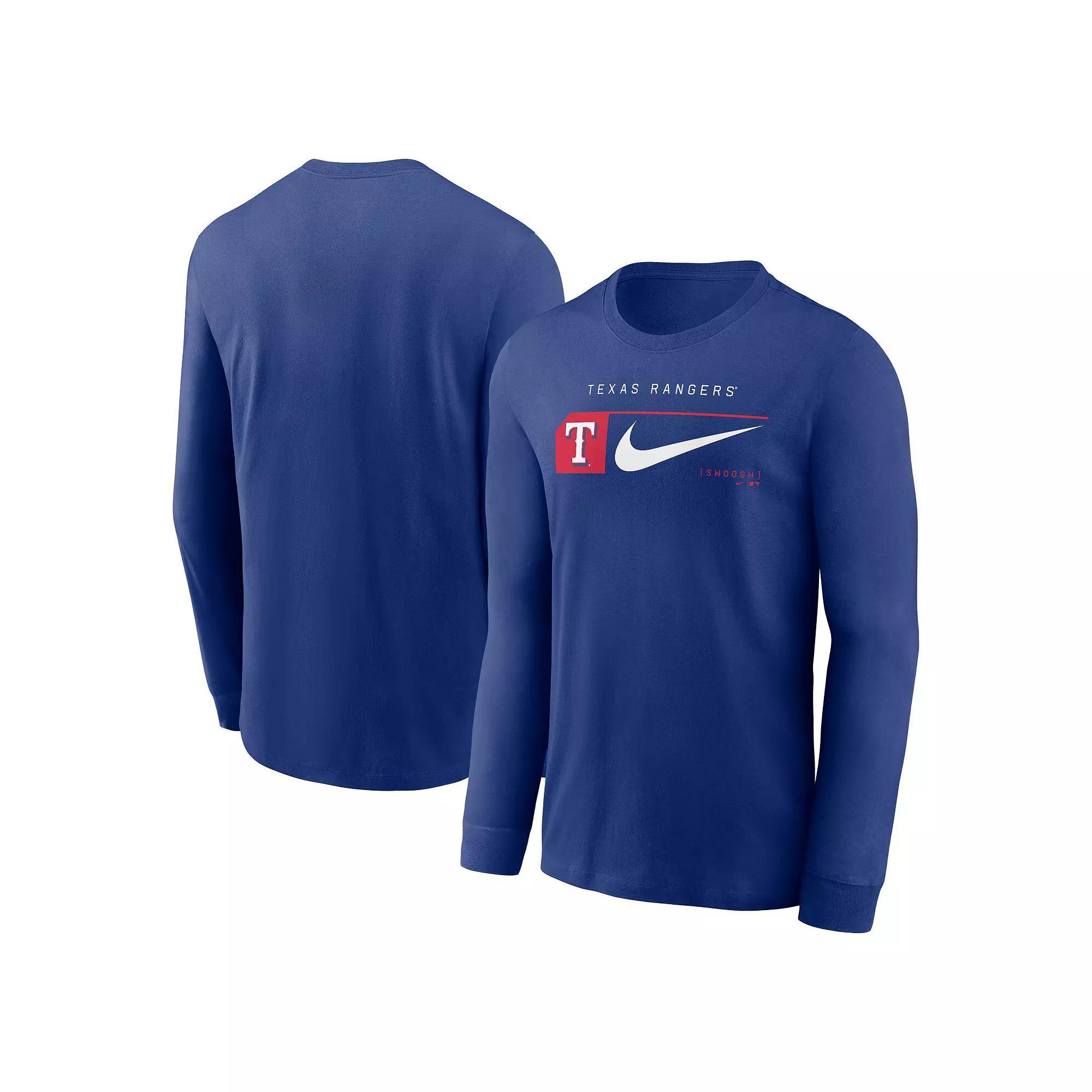 Men's Nike Navy Seattle Mariners Repeater Long Sleeve T-Shirt, Size: 2XL, Blue Product Image