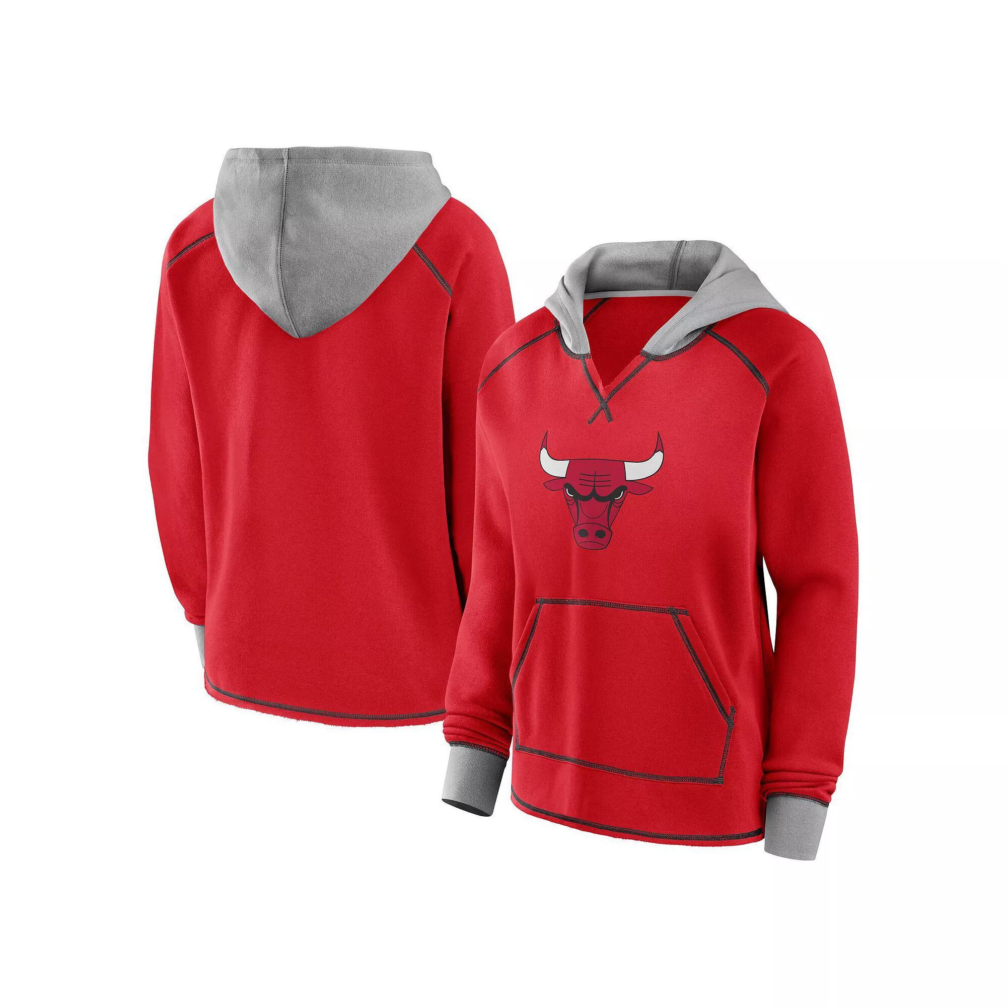 Women's Red Chicago Bulls Boom Pullover Hoodie,  Product Image