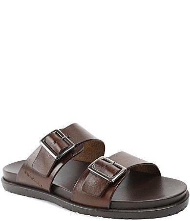 Mens Erasmo Double Buckle Leather Sandals Product Image