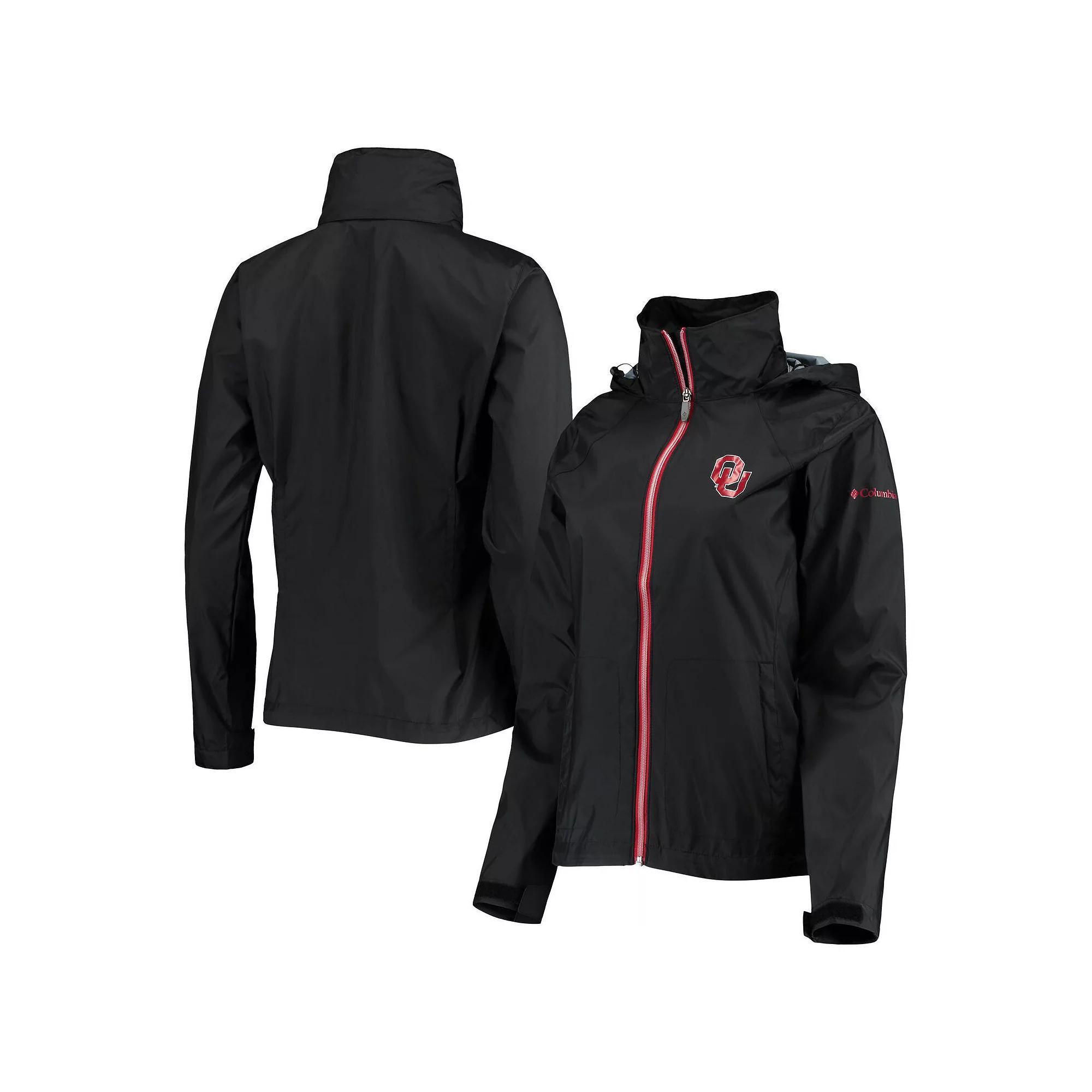 Women's Columbia Black Oklahoma Sooners Switchback Full-Zip Hoodie Jacket, Size: Small Product Image