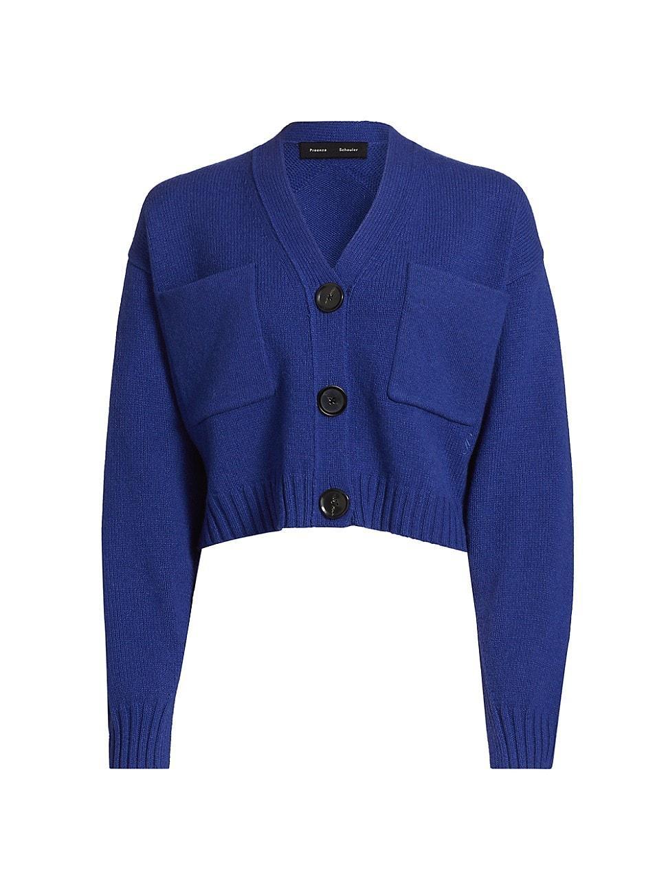 Womens Sofia Cashmere Crop Cardigan Product Image