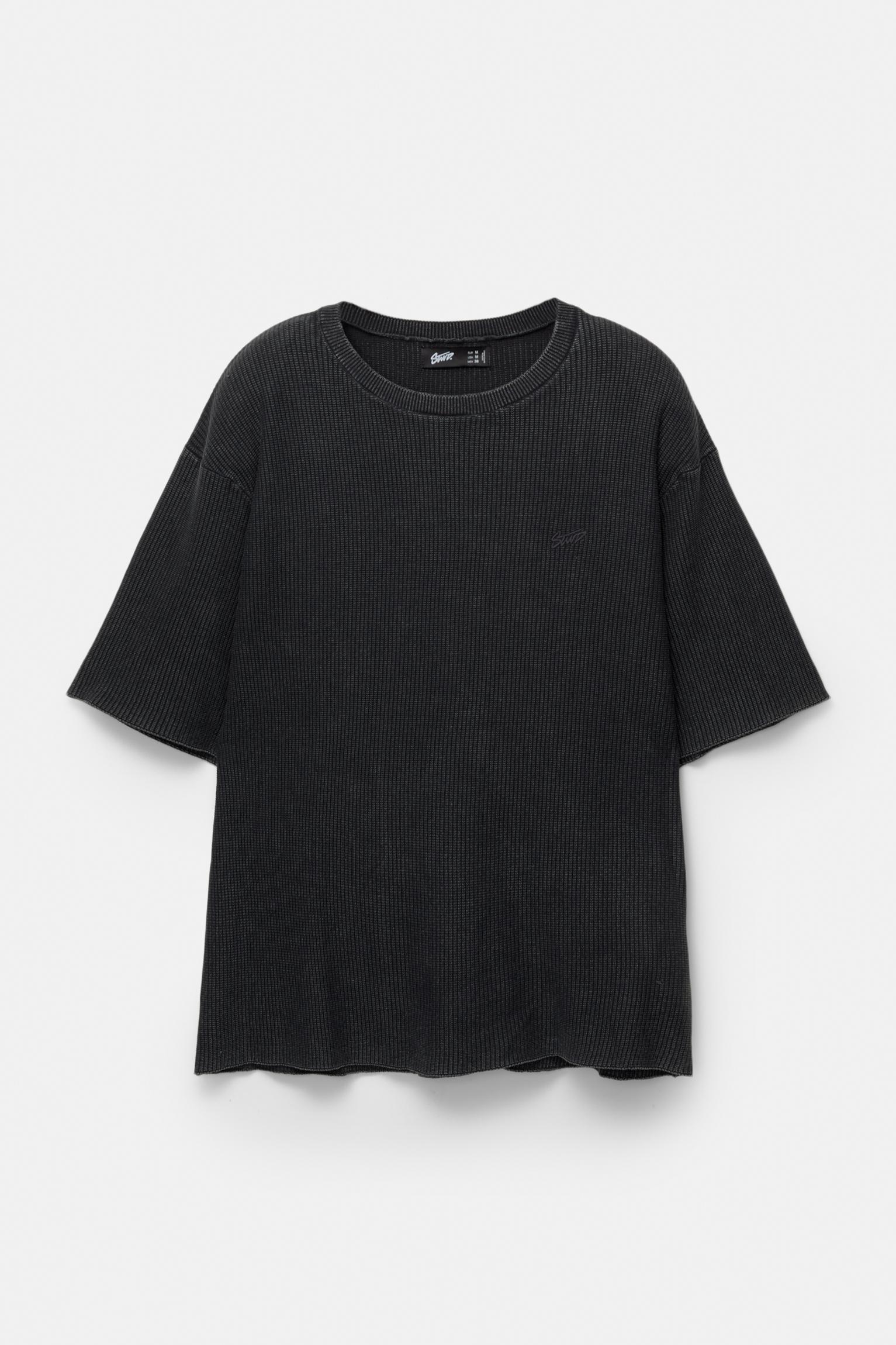 Waffle-knit STWD T-shirt Product Image