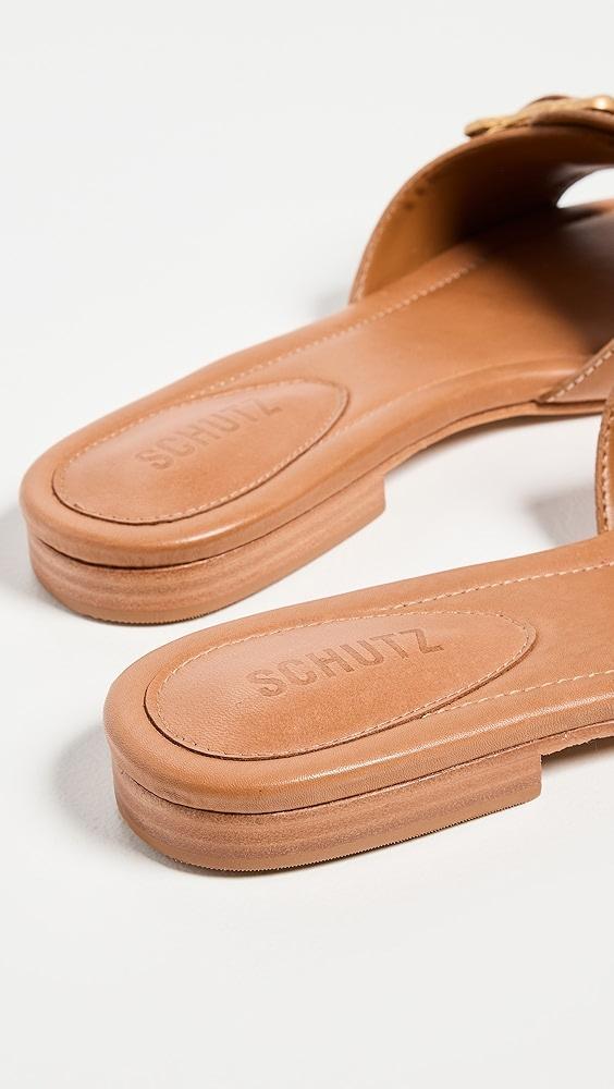 Schutz Wavy Flat Slides | Shopbop Product Image