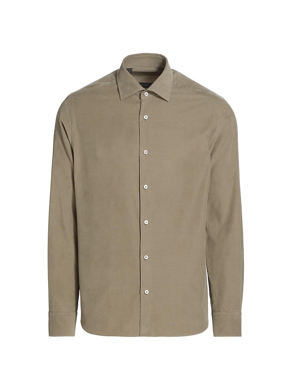 Mens COLLECTION Corduroy Long-Sleeve Woven Shirt Product Image