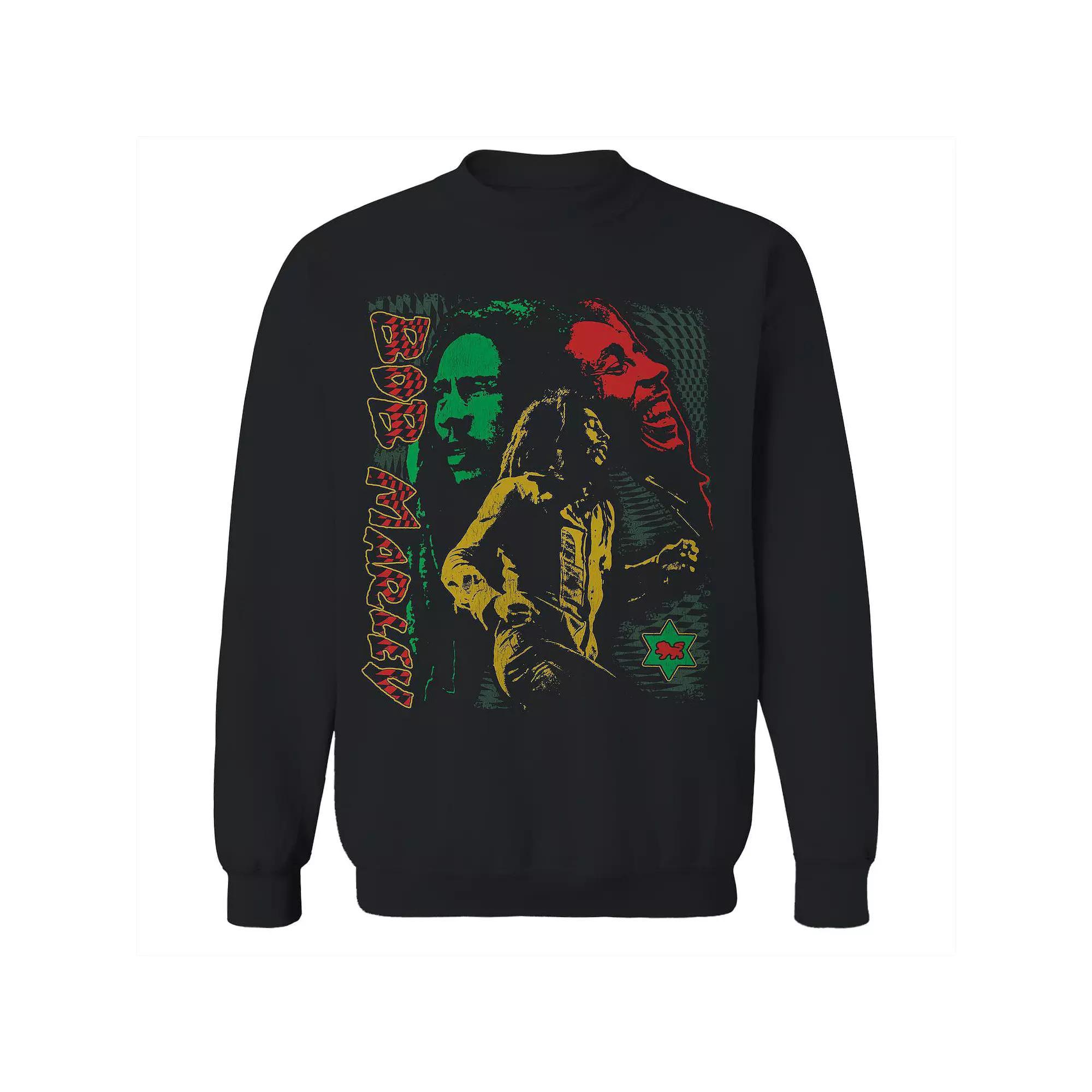 Junior's Bob Marley Trenchtown Graphic Fleece Sweatshirt, Women's,  Product Image
