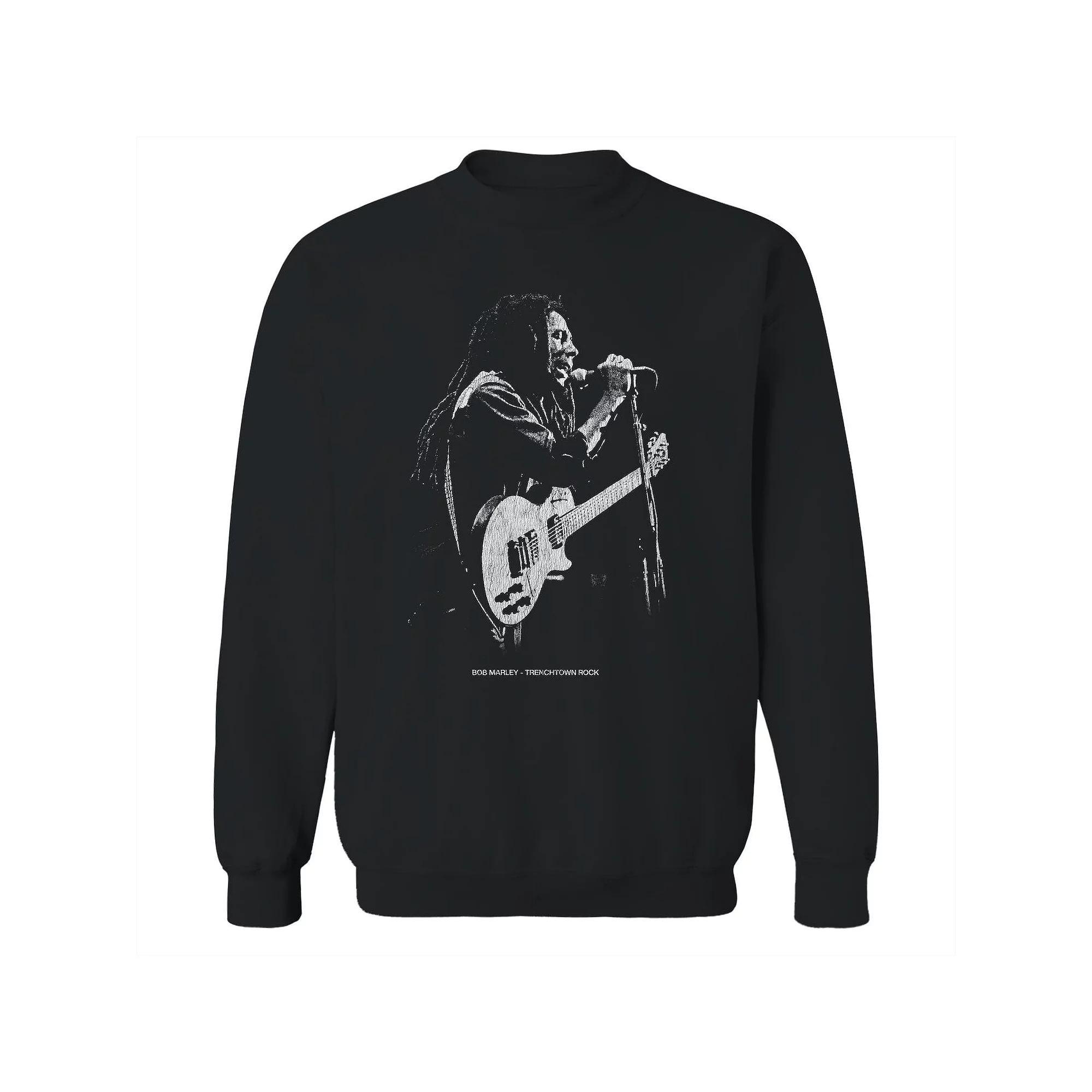 Junior's Bob Marley Live Trenchtown Rock Graphic Fleece Sweatshirt, Women's,  Product Image