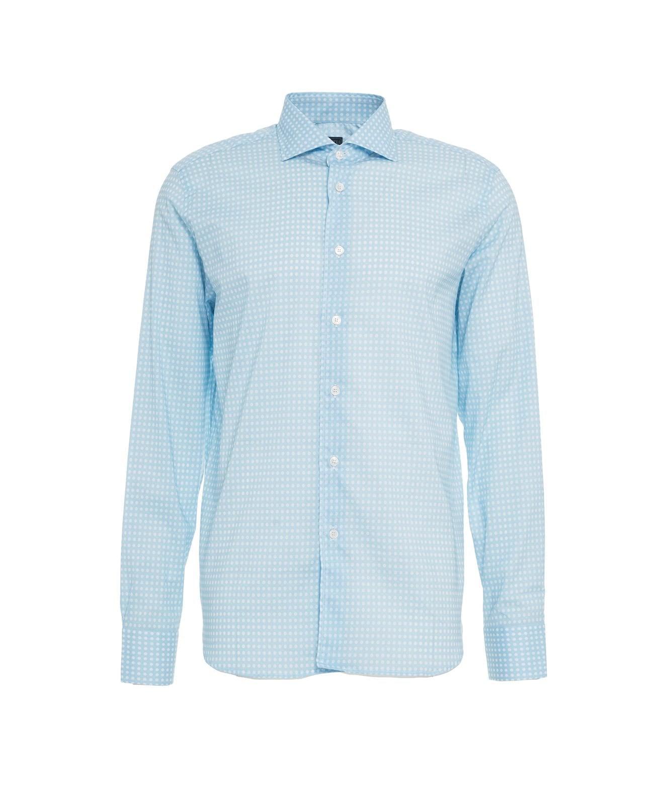 Fine cotton shirt with floral pattern Product Image