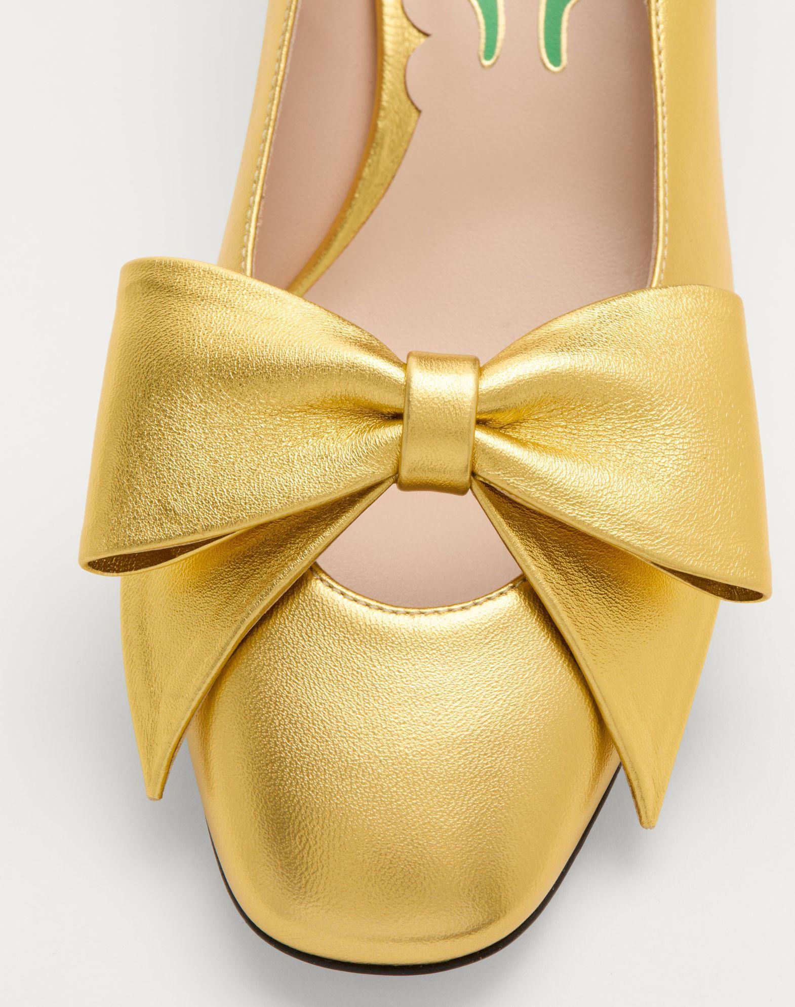 Bowow Pumps In Laminated Nappa 45Mm Product Image