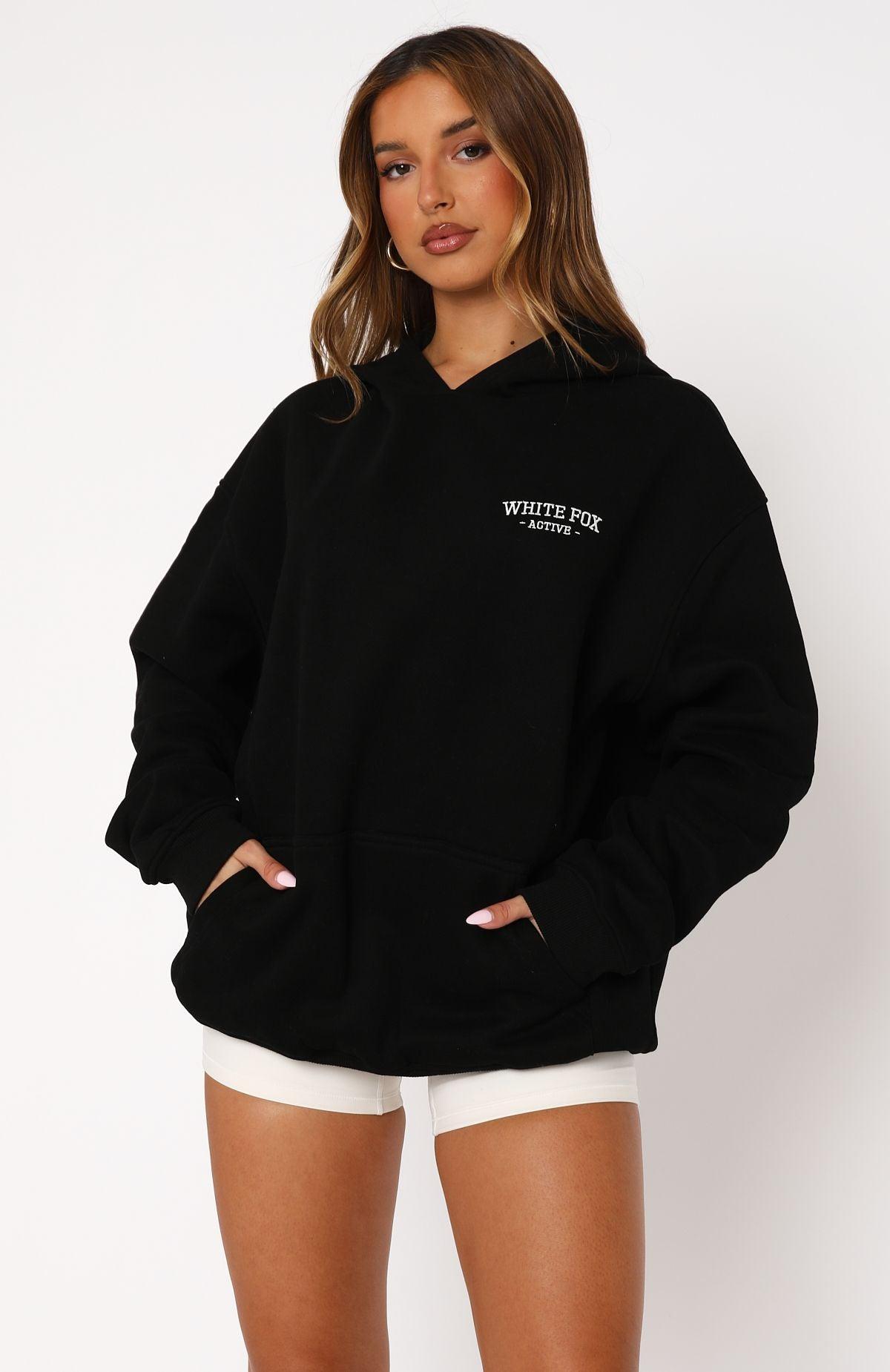 Taking Sides Oversized Hoodie Black Product Image