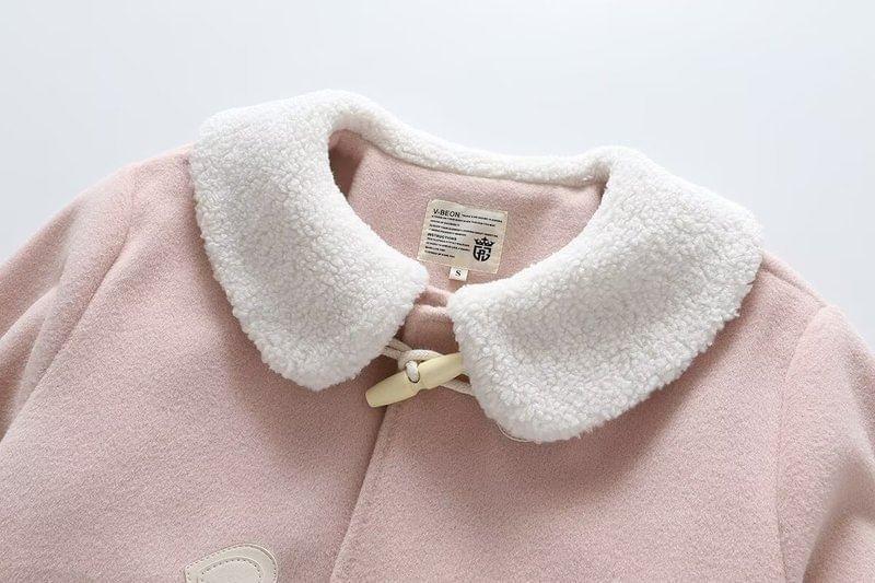 Collared Toggle Long Coat Product Image