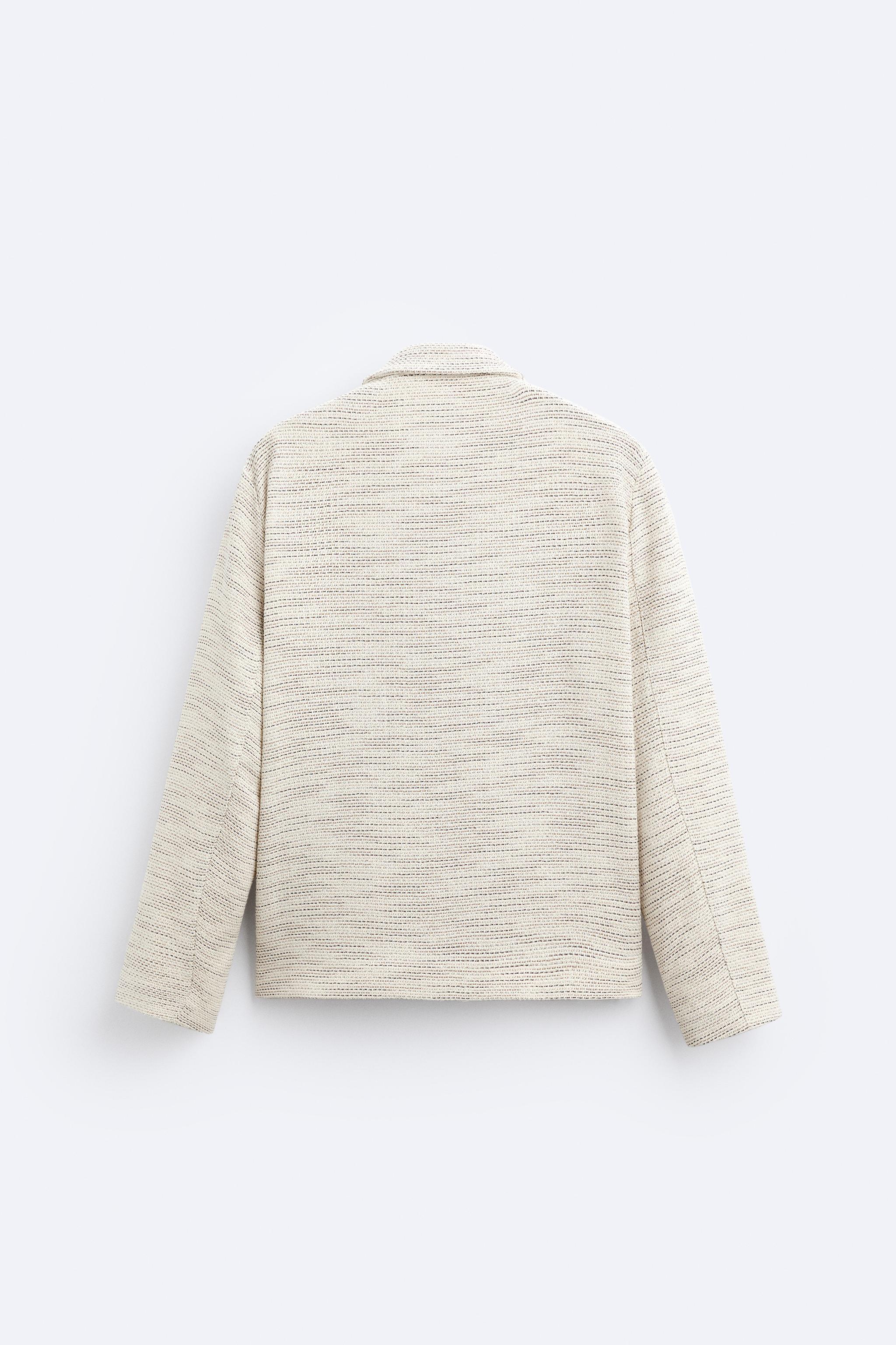 TEXTURED POCKET OVERSHIRT Product Image