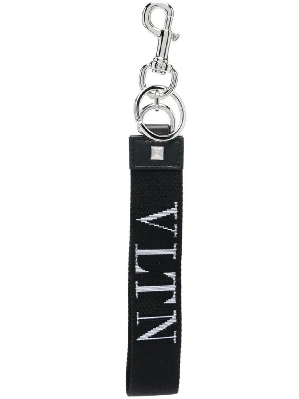 VALENTINO GARAVANI Logo Keychain Accessories In Multicolor Product Image