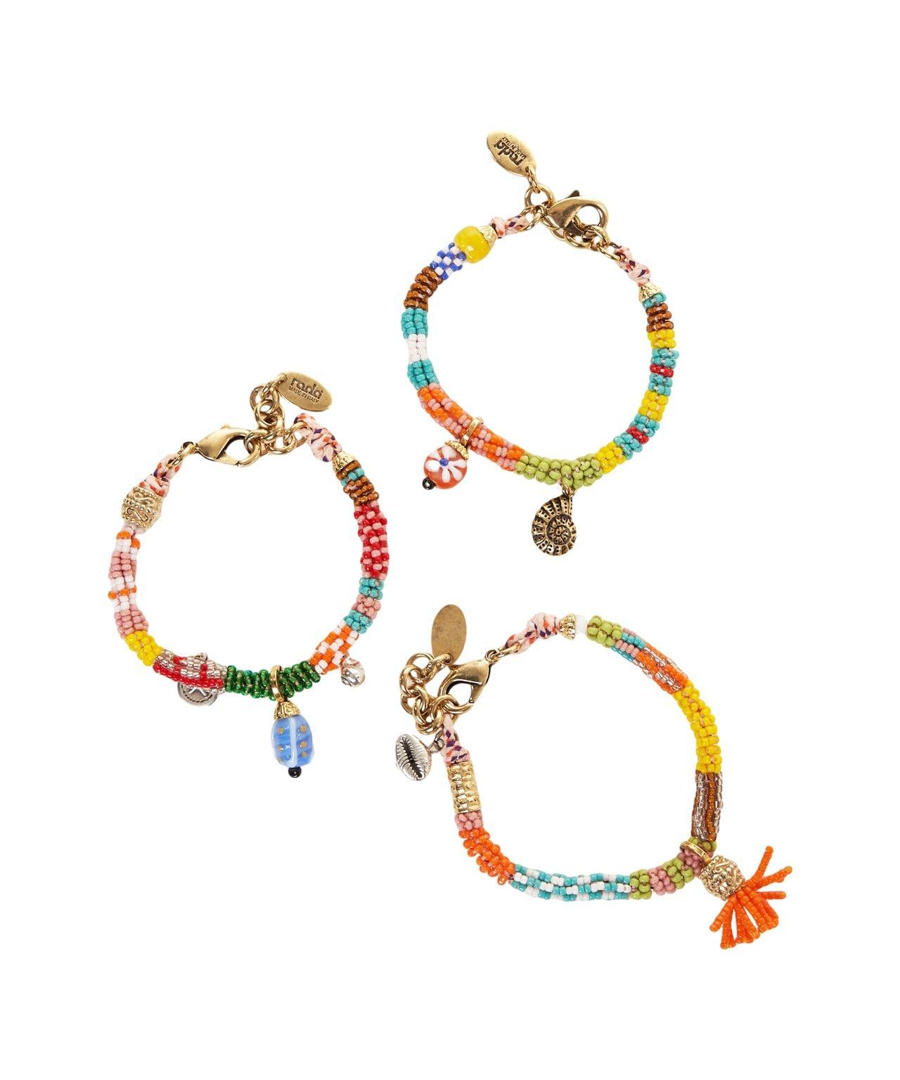 Bracelet set with beads and charms Product Image