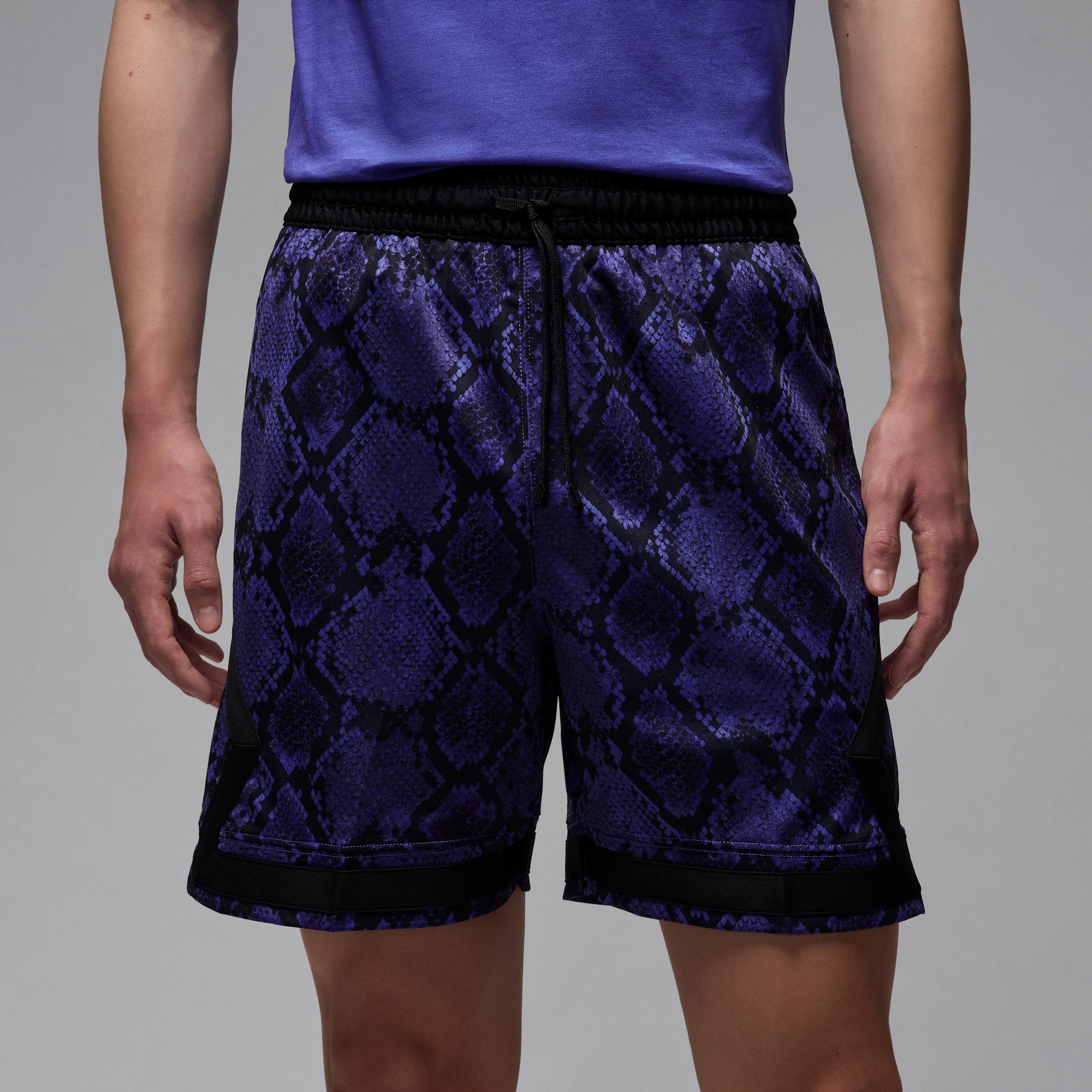 Mens Jordan Sport Dri-FIT Mesh Diamond Shorts | HF9907-543 Product Image