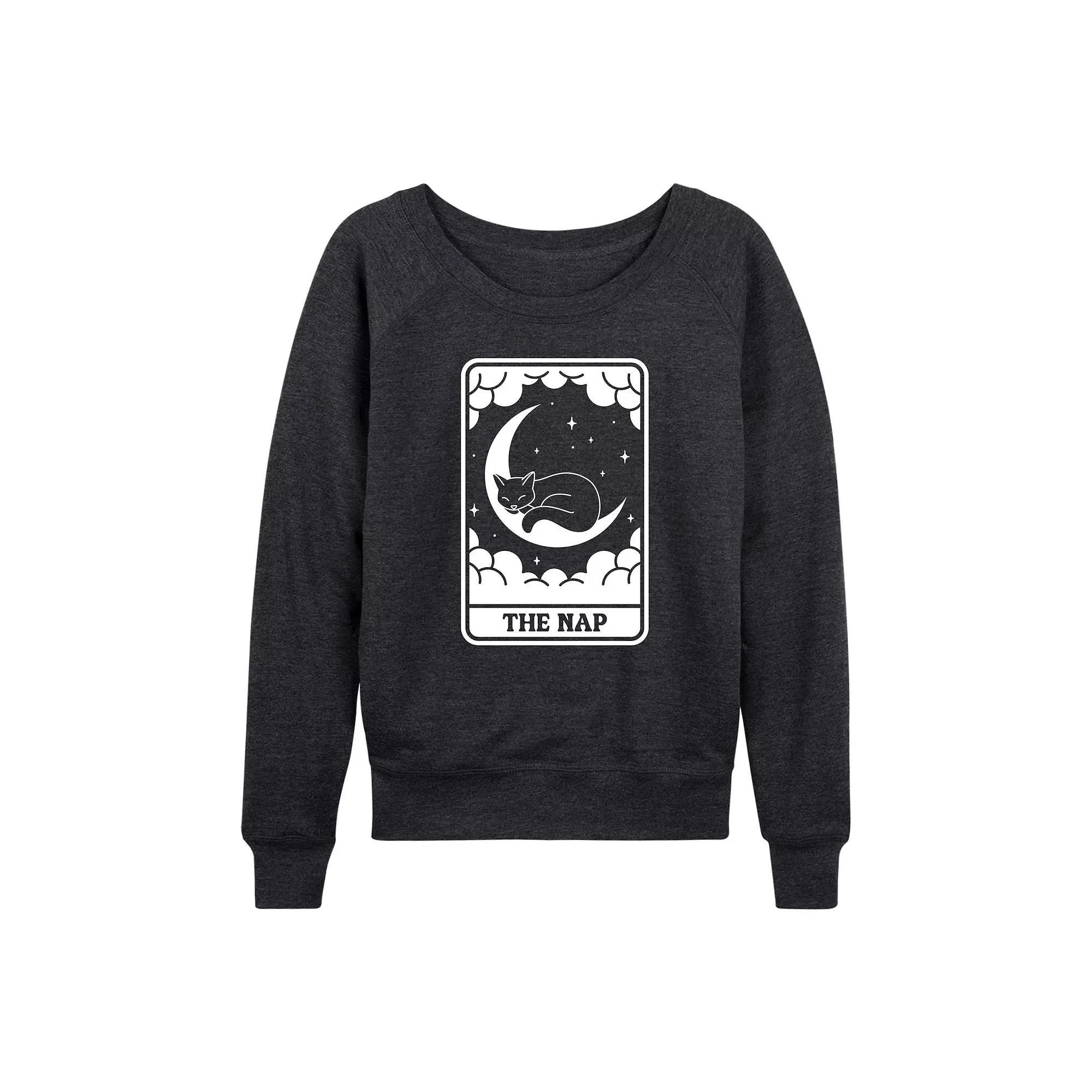 Women's The Nap Tarot French Terry Long Sleeve Tee, Girl's,  Product Image