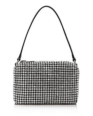 Womens Medium Heiress Rhinestone Mesh Pouch Product Image