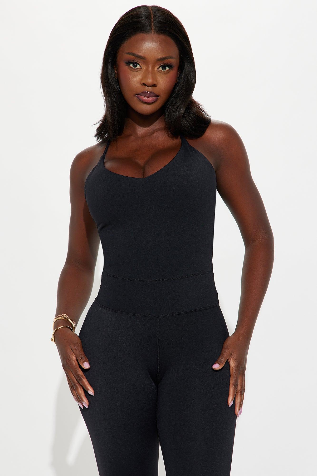 Delina Active Jumpsuit - Black Product Image