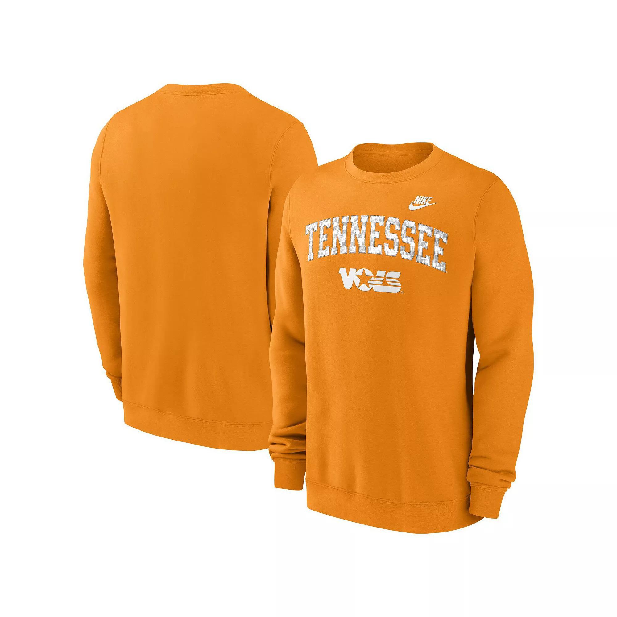 Tennessee Volunteers Legacy Classic Arch Over Logo Nike Men's College Pullover Crew Product Image