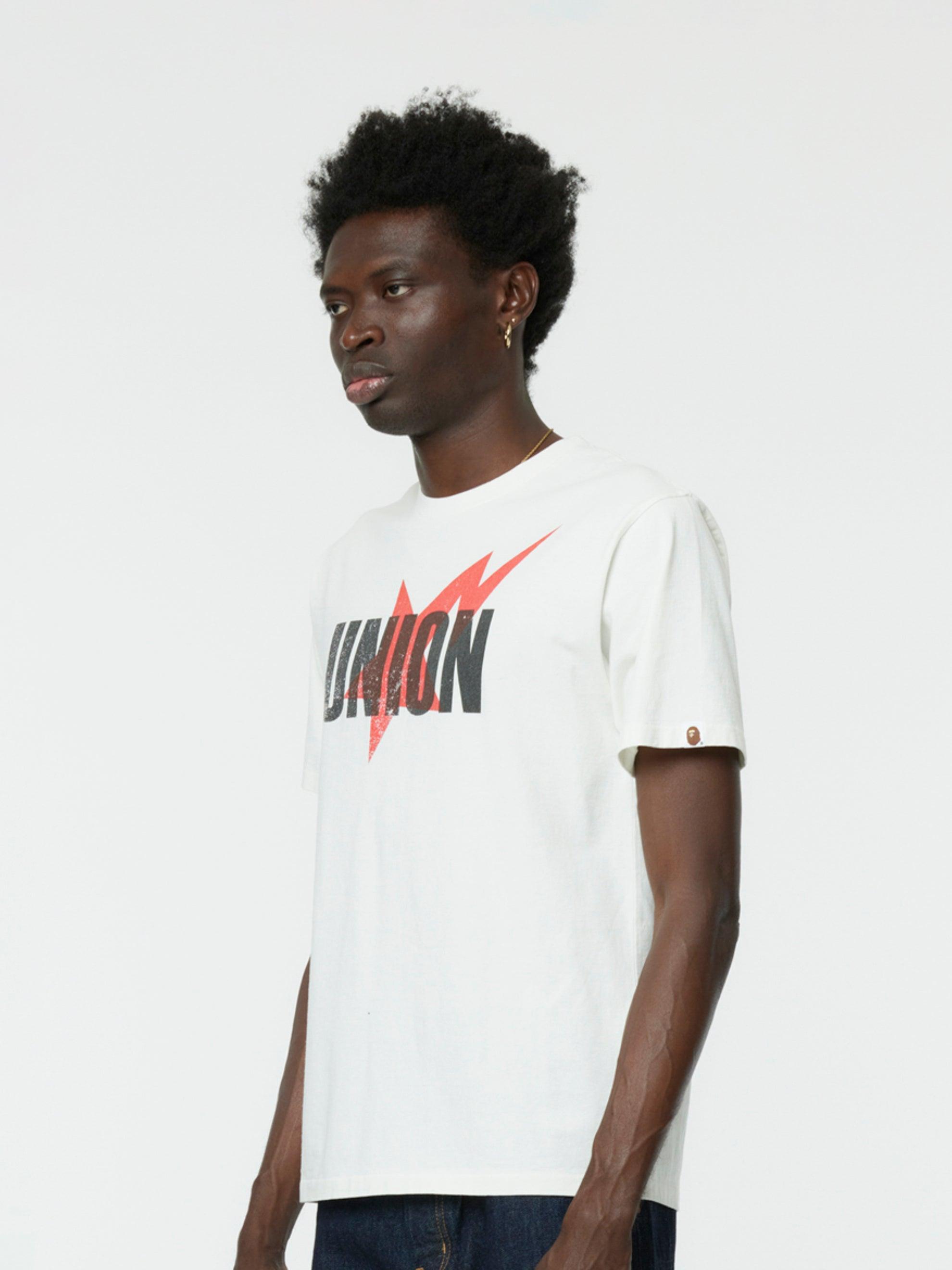 BAPE x UNION Sta T-Shirt (White) Product Image