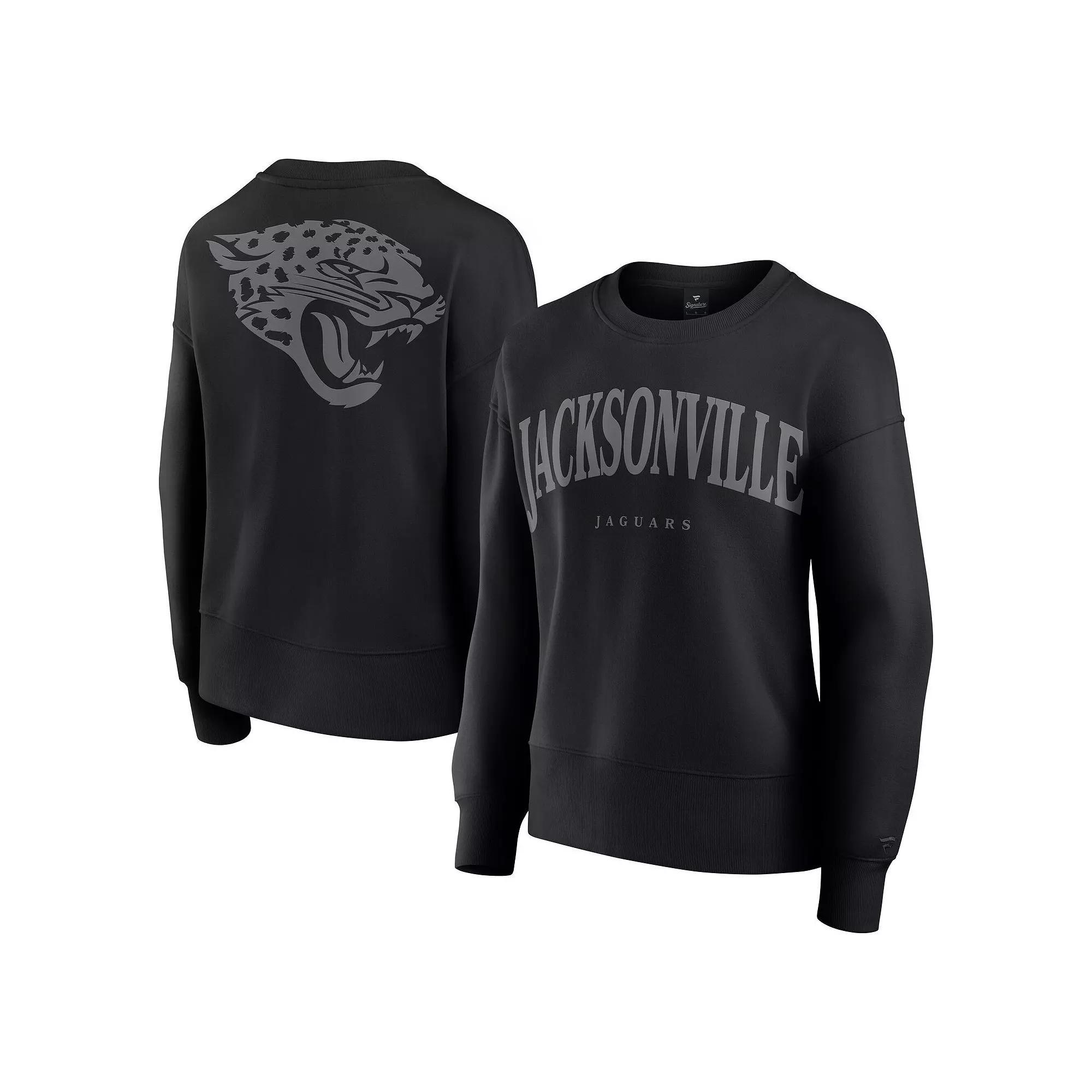 Women's Fanatics Black Jacksonville Jaguars Elements Pullover Sweatshirt,  Product Image