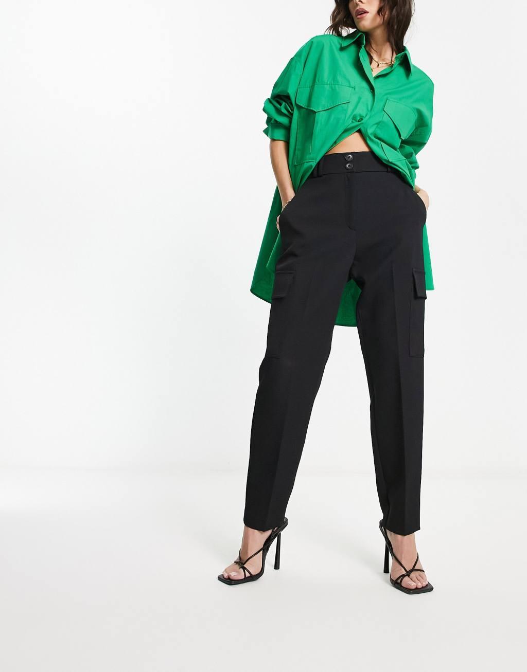 River Island utility cigarette pants Product Image