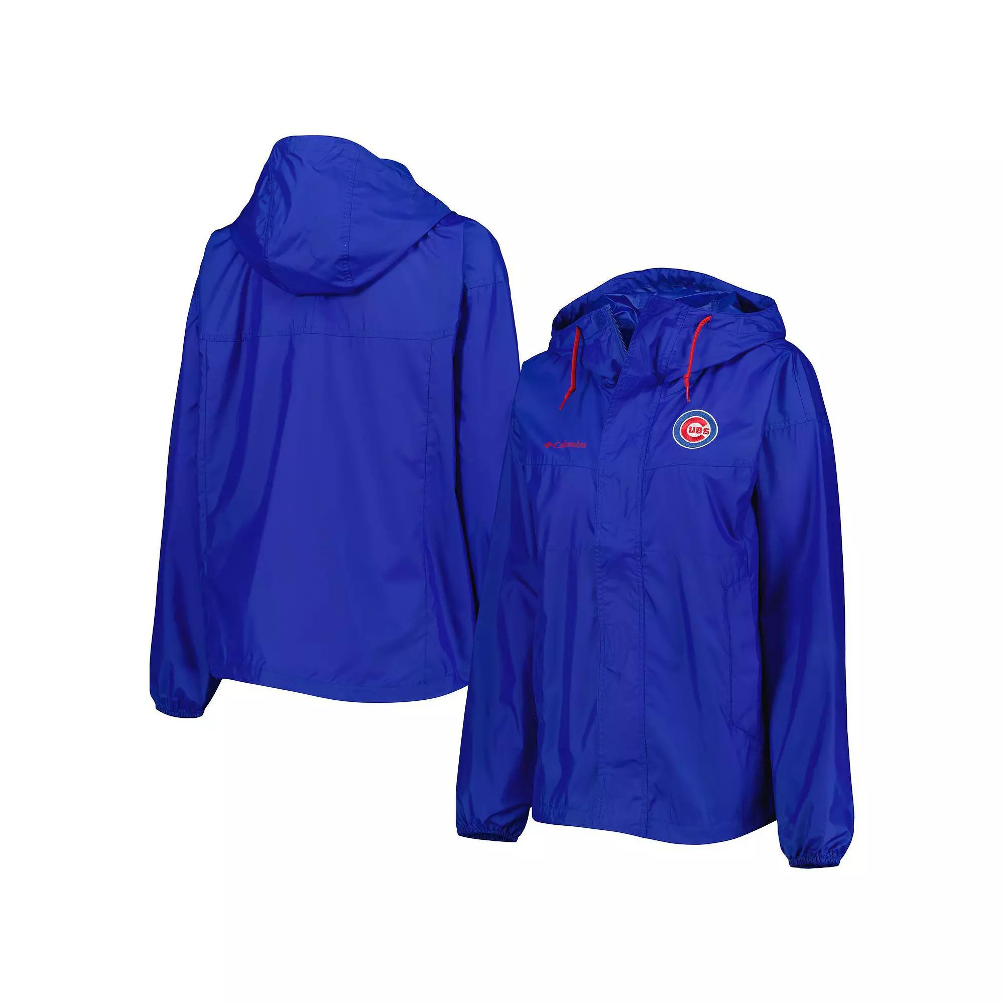 Women's Columbia Royal Chicago Cubs Flash Challenger Windbreaker Jacket,  Product Image