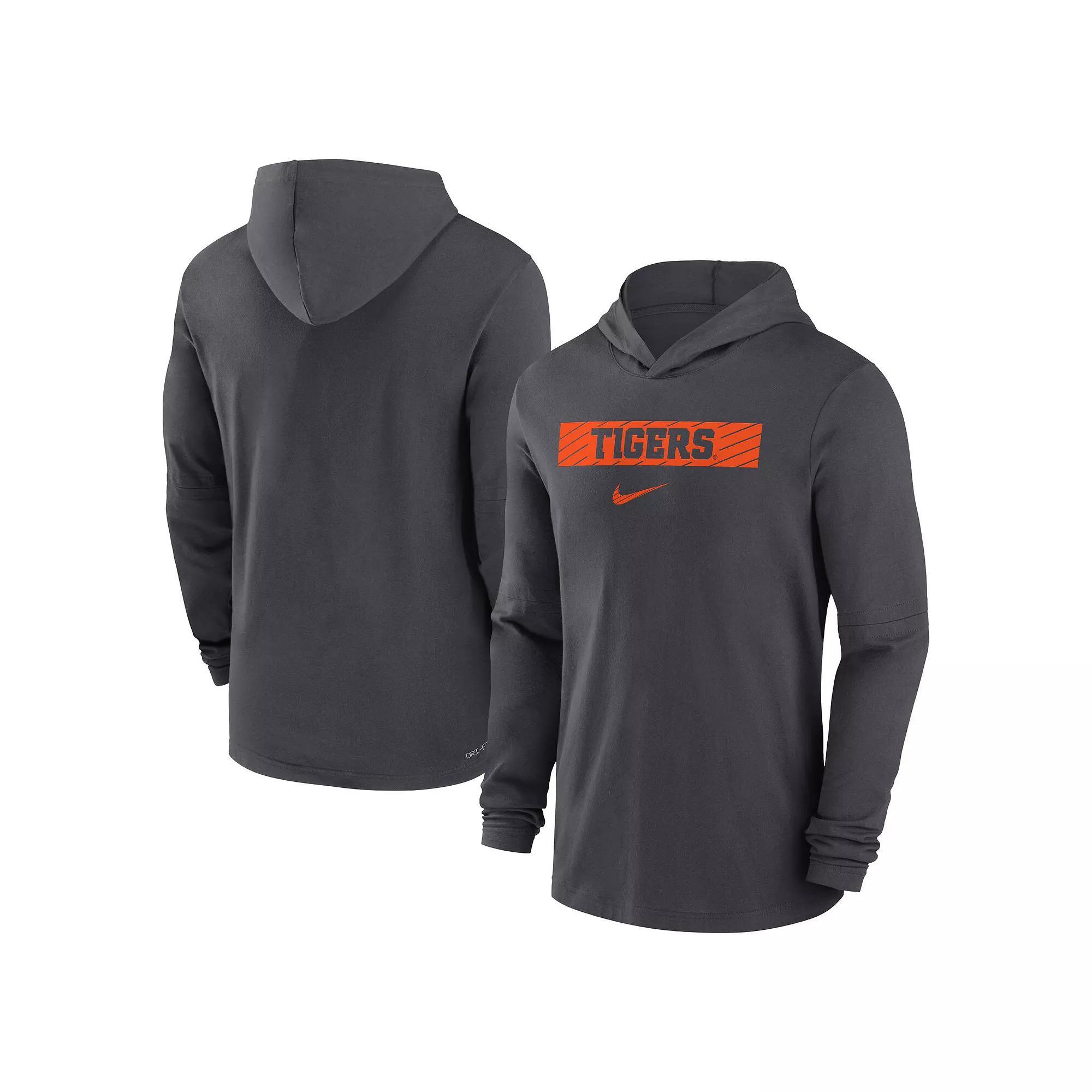 Cleveland Browns Sideline Nike Mens Dri-FIT NFL Long-Sleeve Hooded Top | 02FC2DI9I-CAM Product Image