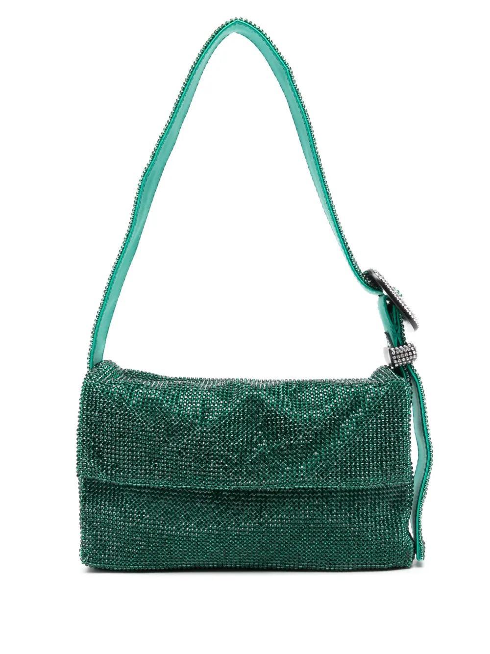 BENEDETTA BRUZZICHES Small Vitissima Shoulder Bag In Green Product Image