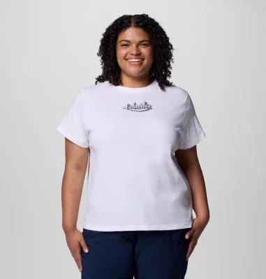 Columbia Women's Rolling Bend Graphic Short Sleeve Shirt - Plus Size- Product Image