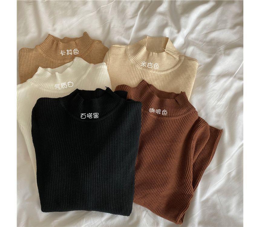 Long-Sleeve Knit Top Product Image