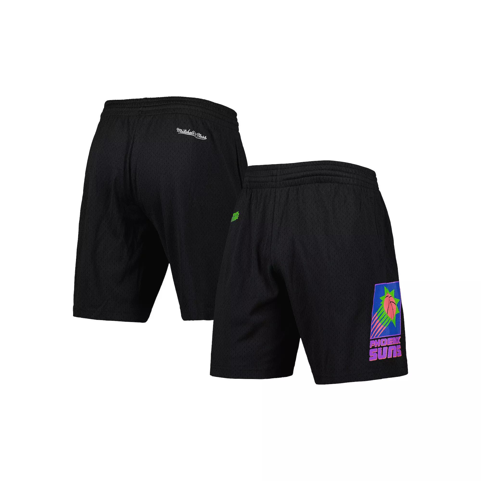 Men's Mitchell & Ness Black Phoenix Suns Hardwood Classics Color Bomb Energy Shorts, Size: 2XL, Phx Black Product Image