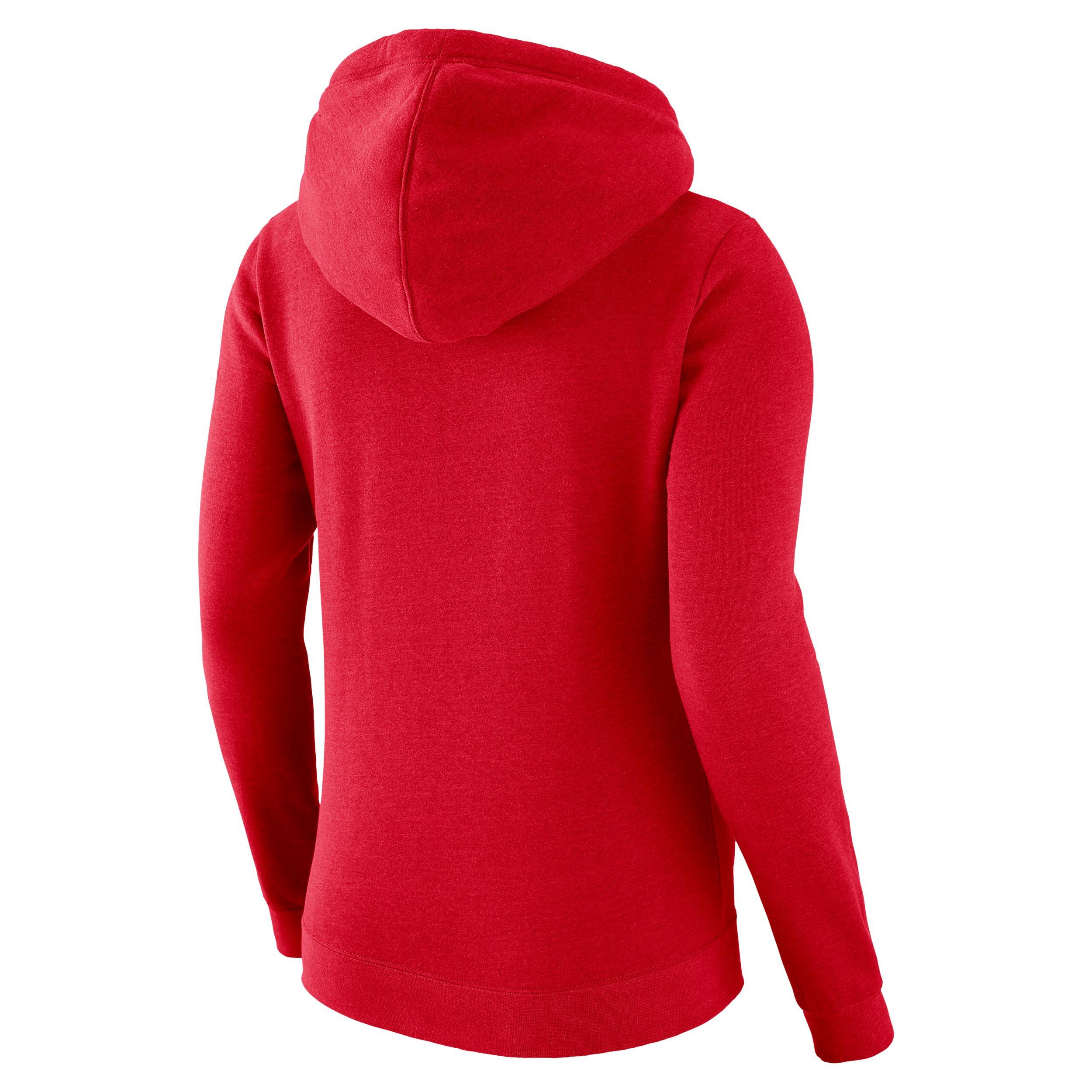 Golden State Warriors Club City Edition Women's Nike NBA Fleece Funnel-Neck Hoodie Product Image