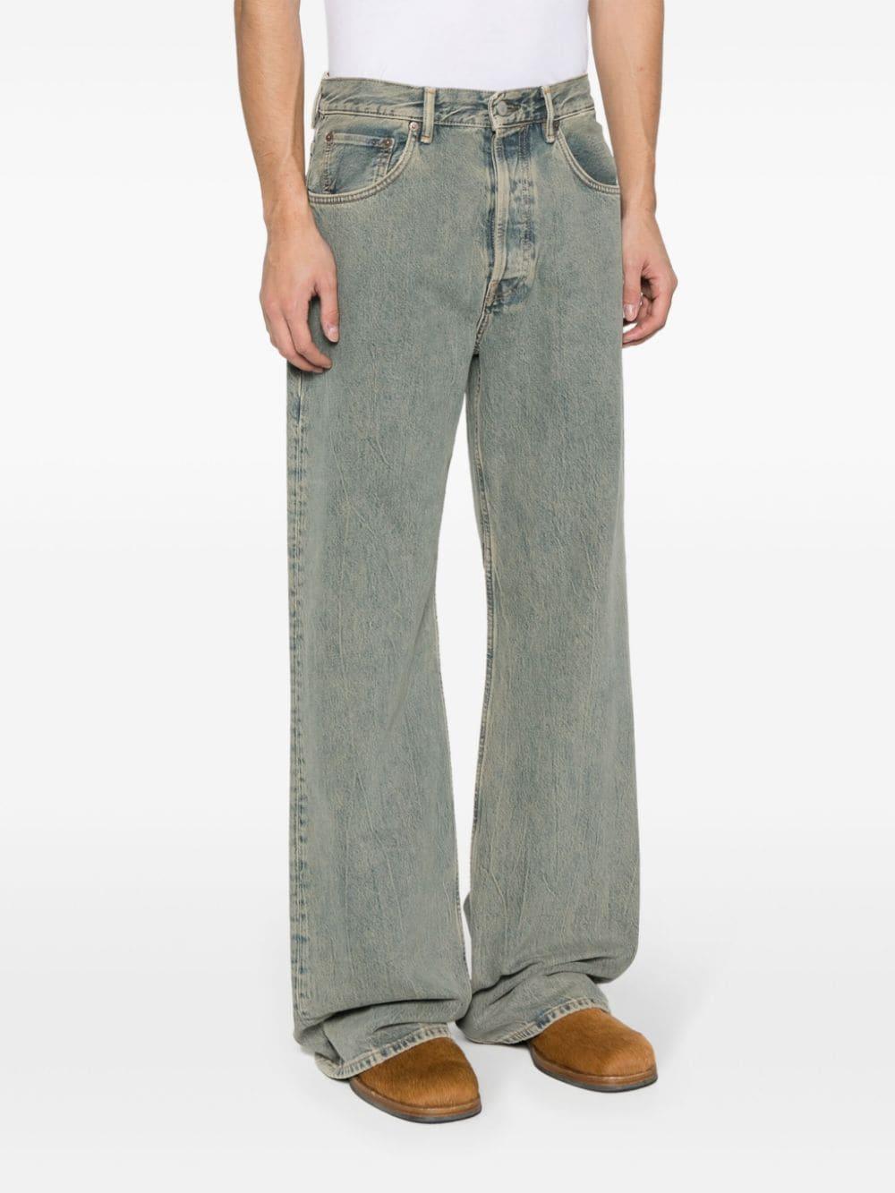 mid-rise wide-leg jeans Product Image