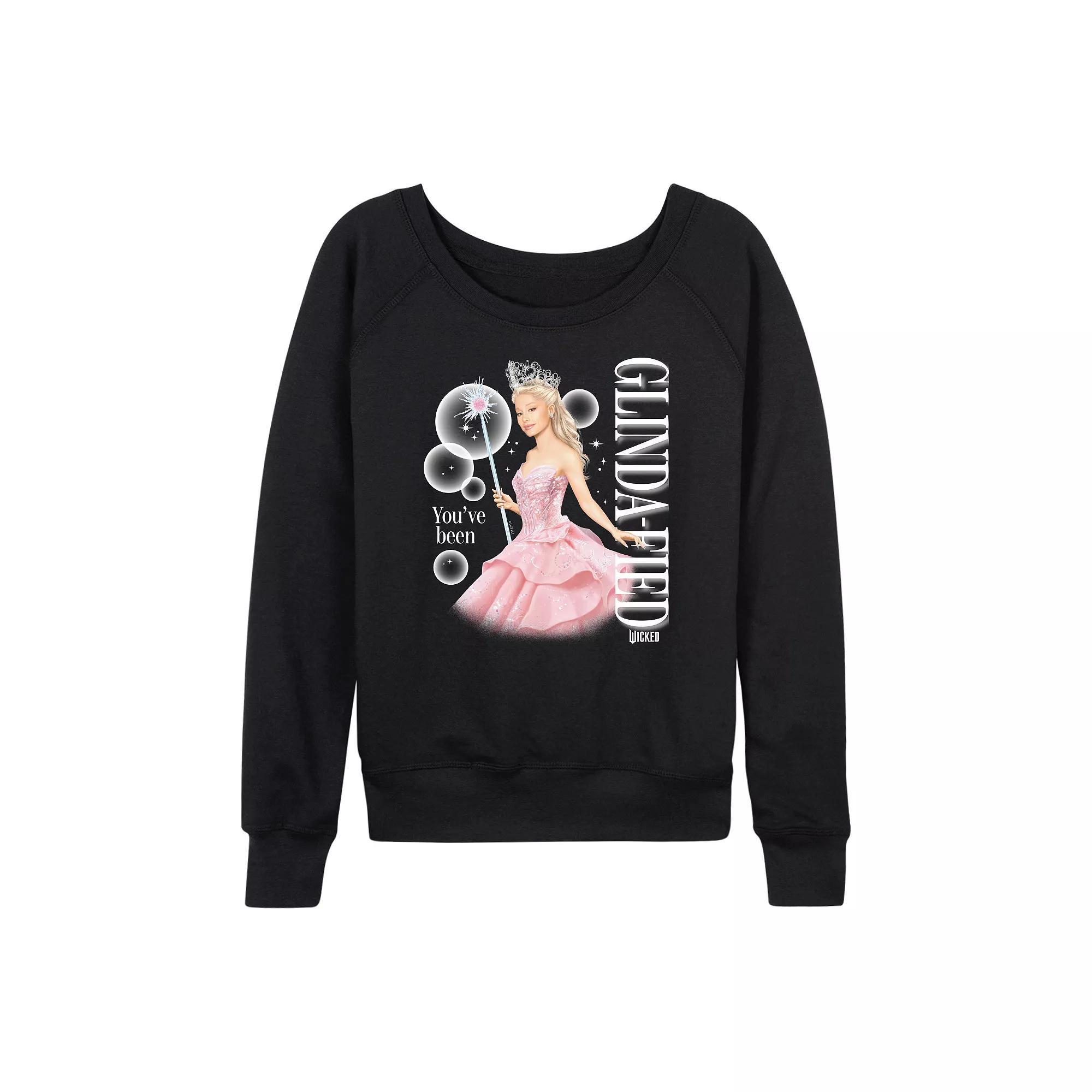 Women's Wicked You've Been Glinda-Fied French Terry Long Sleeve Tee,  Product Image