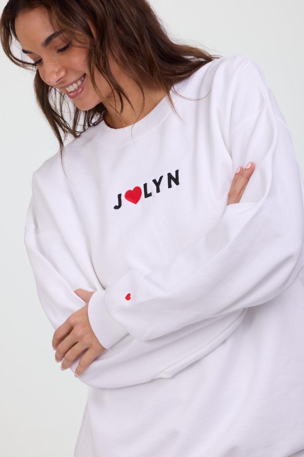 Roxanne Oversized Fleece Crewneck - JOLYN Luv Product Image