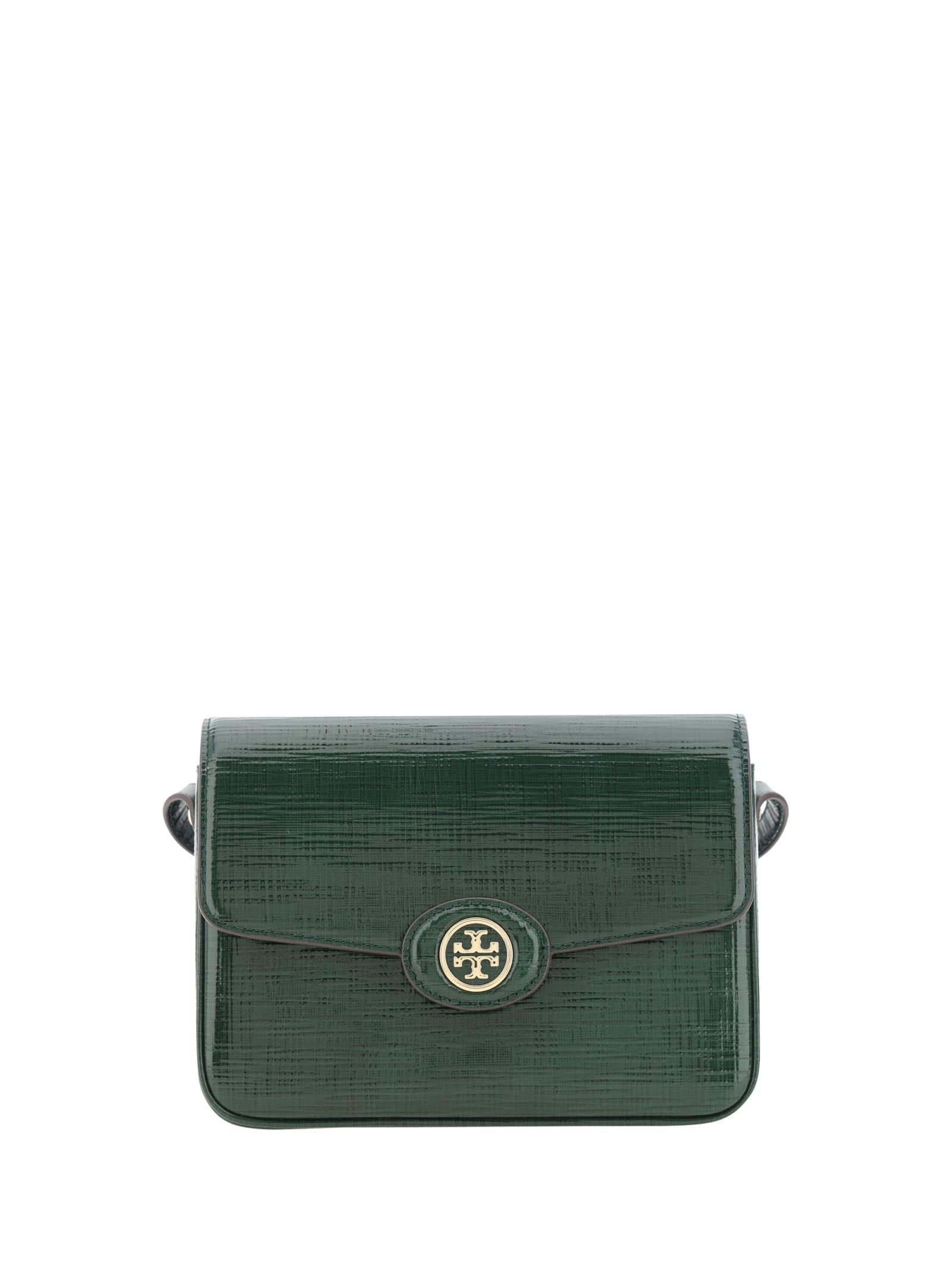 TORY BURCH Robinson Shoulder Bag In Evergreen Product Image