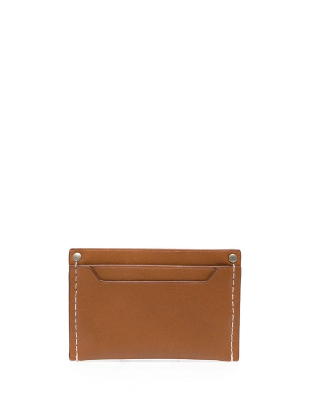 JACQUEMUS Le Porte Leather Card Holder In Brown Product Image