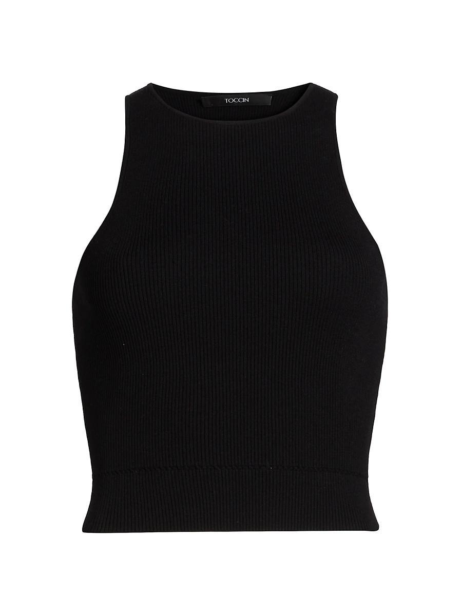 Womens Avery Rib-Knit Racer Tank Product Image