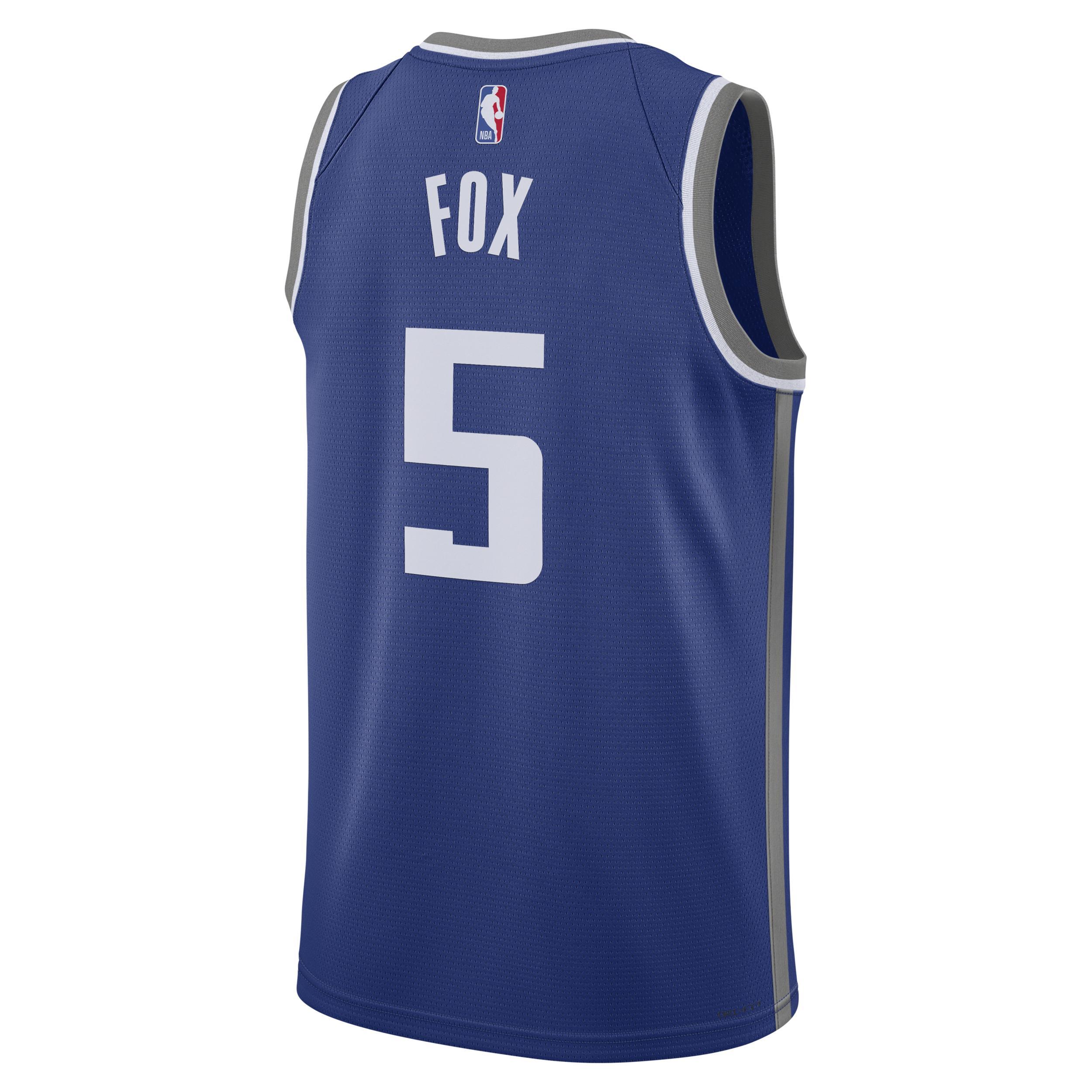 DeAaron Fox Sacramento Kings City Edition 2023/24 Nike Mens Dri-FIT NBA Swingman Jersey Product Image