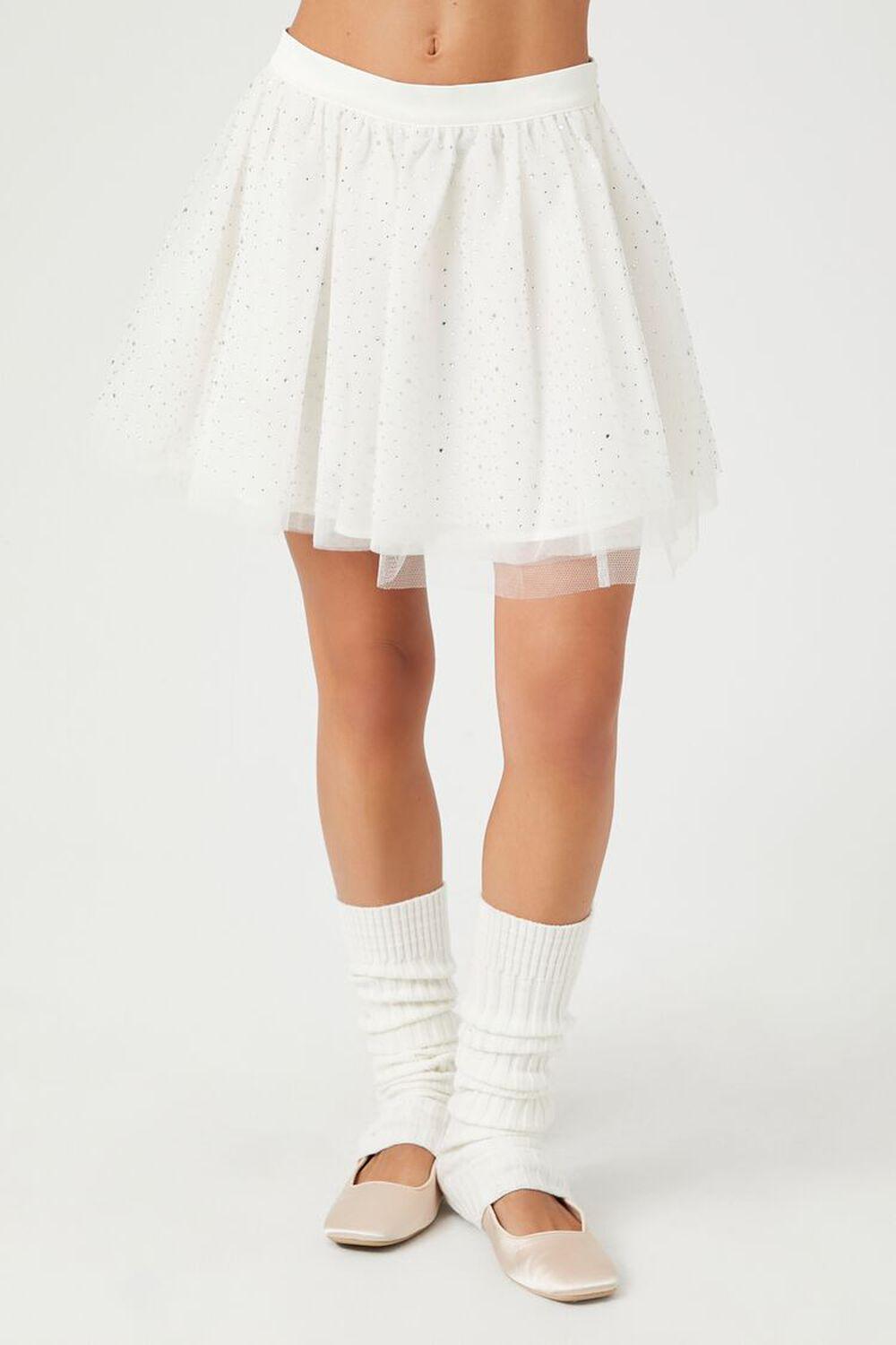 Rhinestone Mini Skirt | Forever 21 Product Image