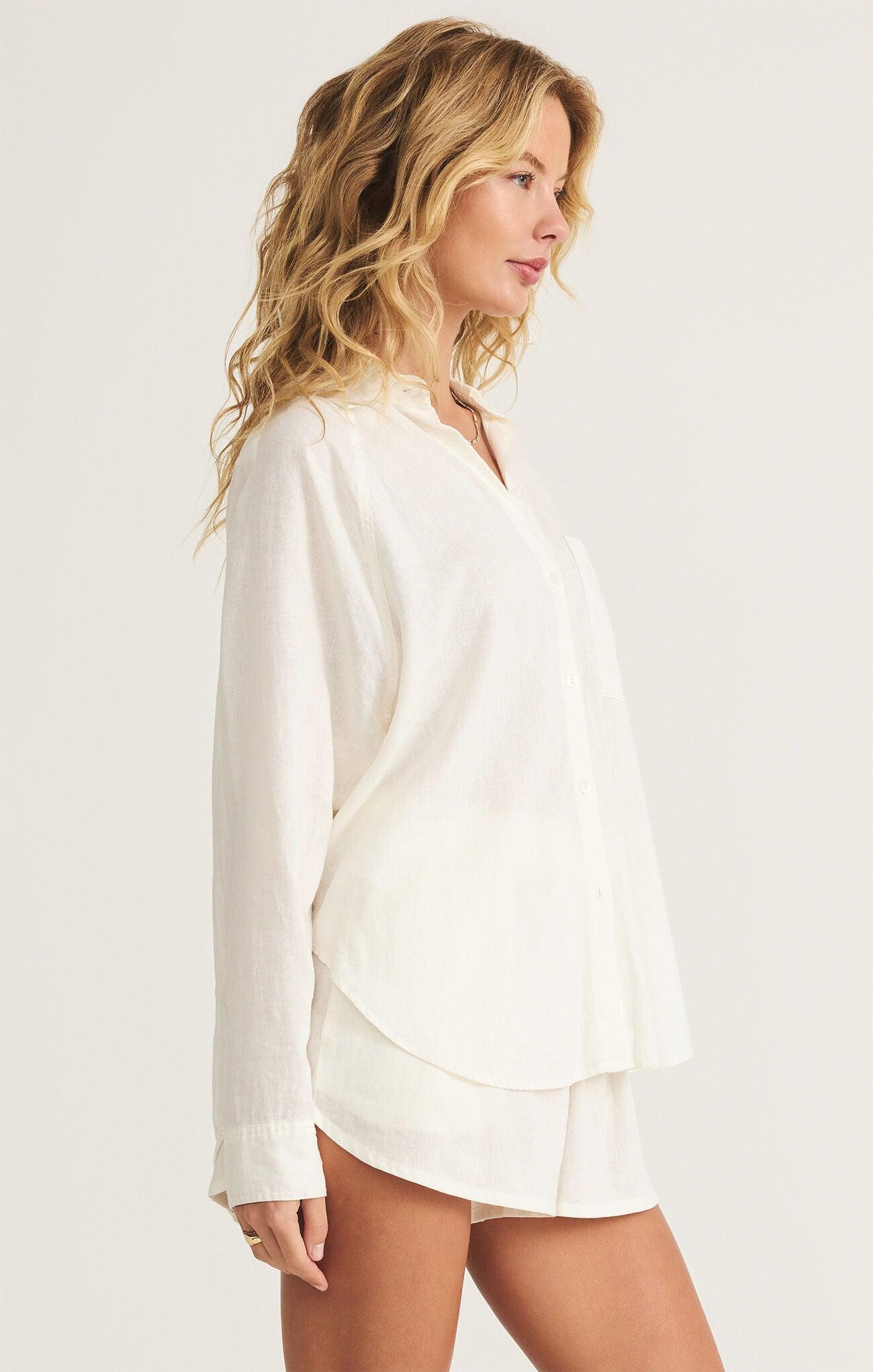 Z Supply The Perfect Linen Top Product Image